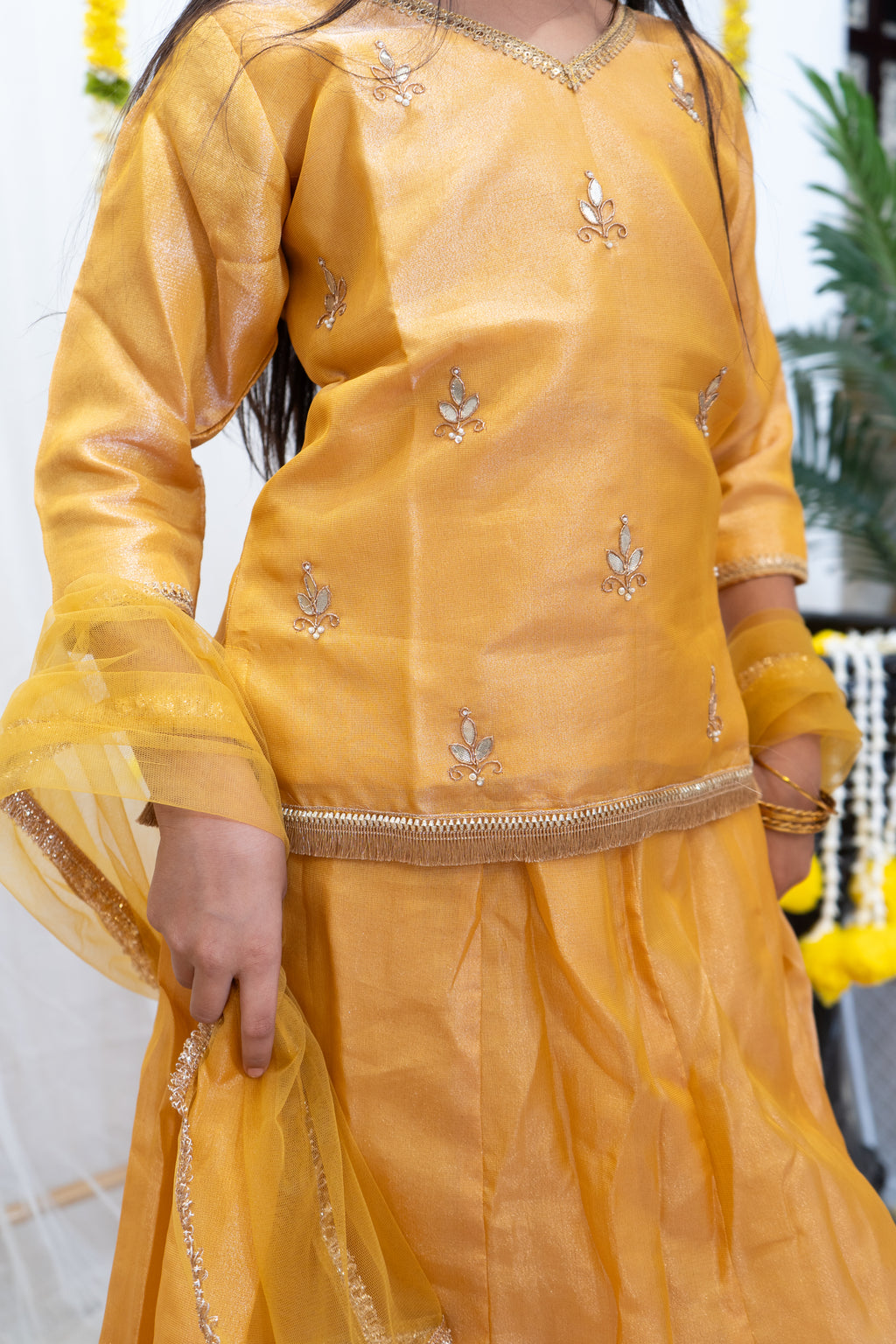 NISHA LEHENGA SET YELLOW