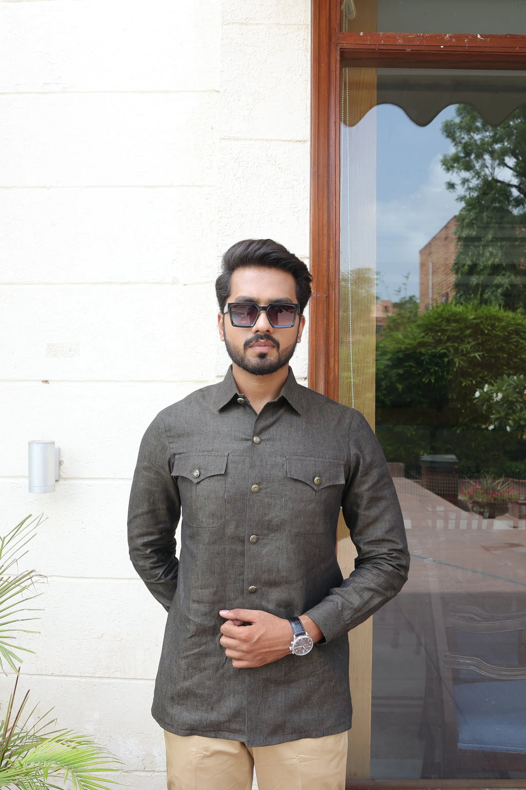 Corbett Brownish Grey Hunter Shirt