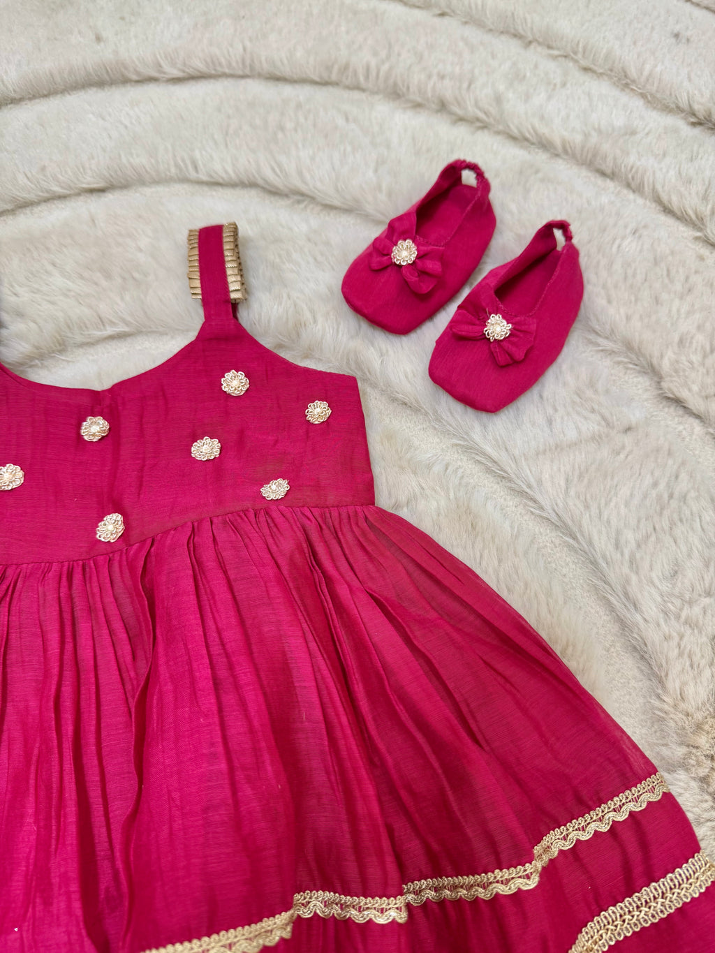 NEW BORN RED FROCK
