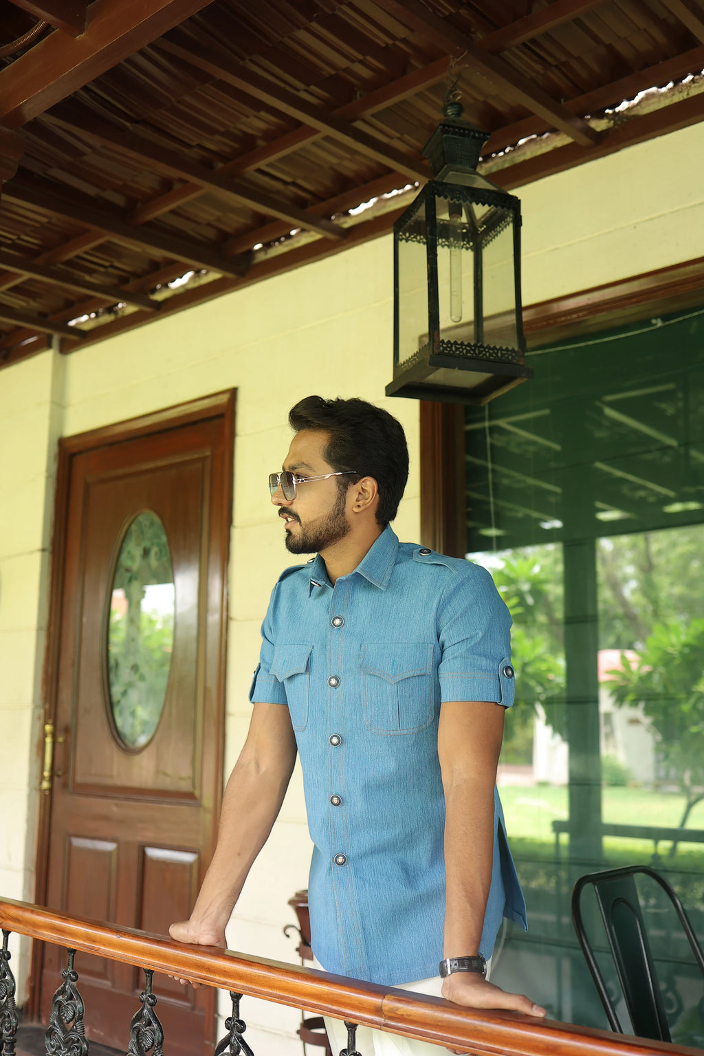 Gir Navy Blue Denim Hunter Shirt