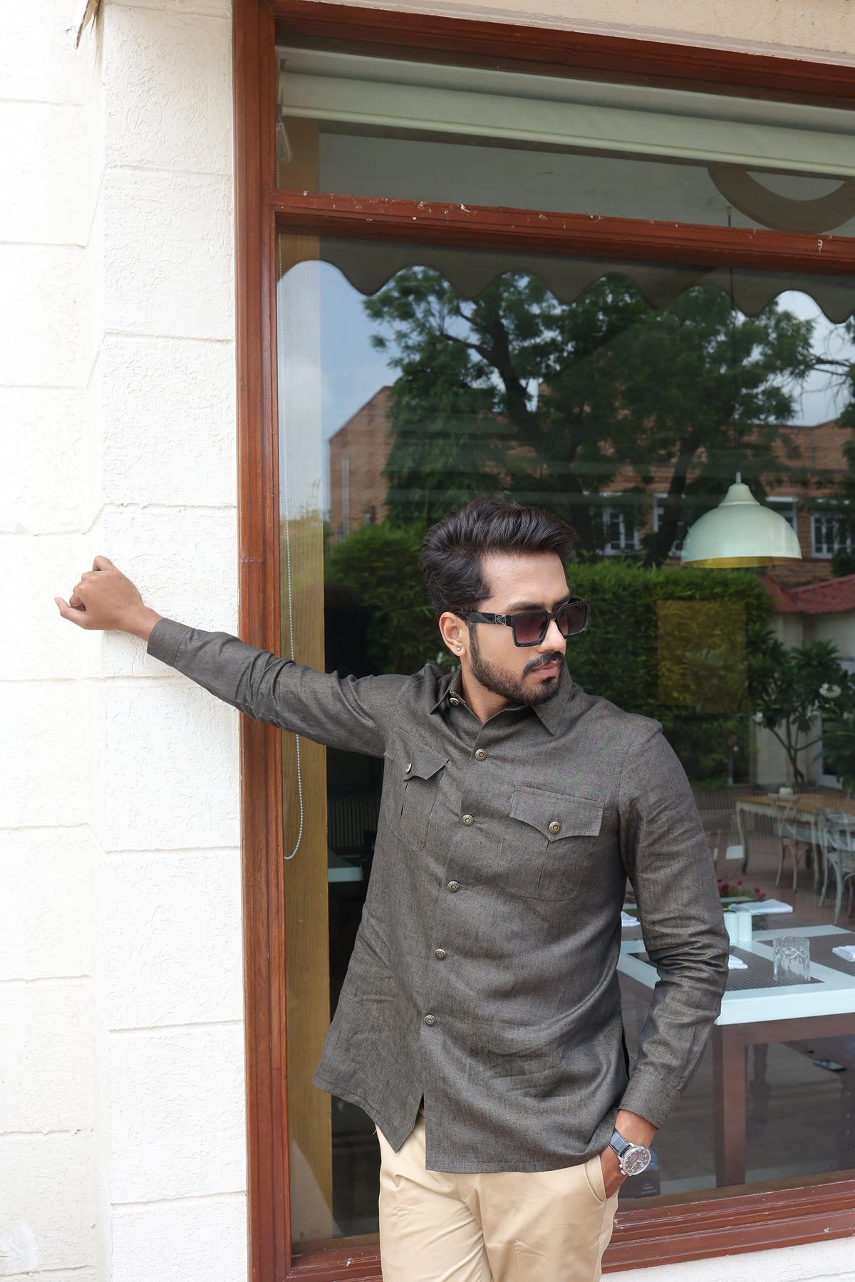 Corbett Brownish Grey Hunter Shirt