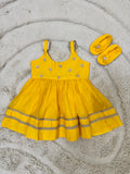 NEW BORN YELLOW FROCK