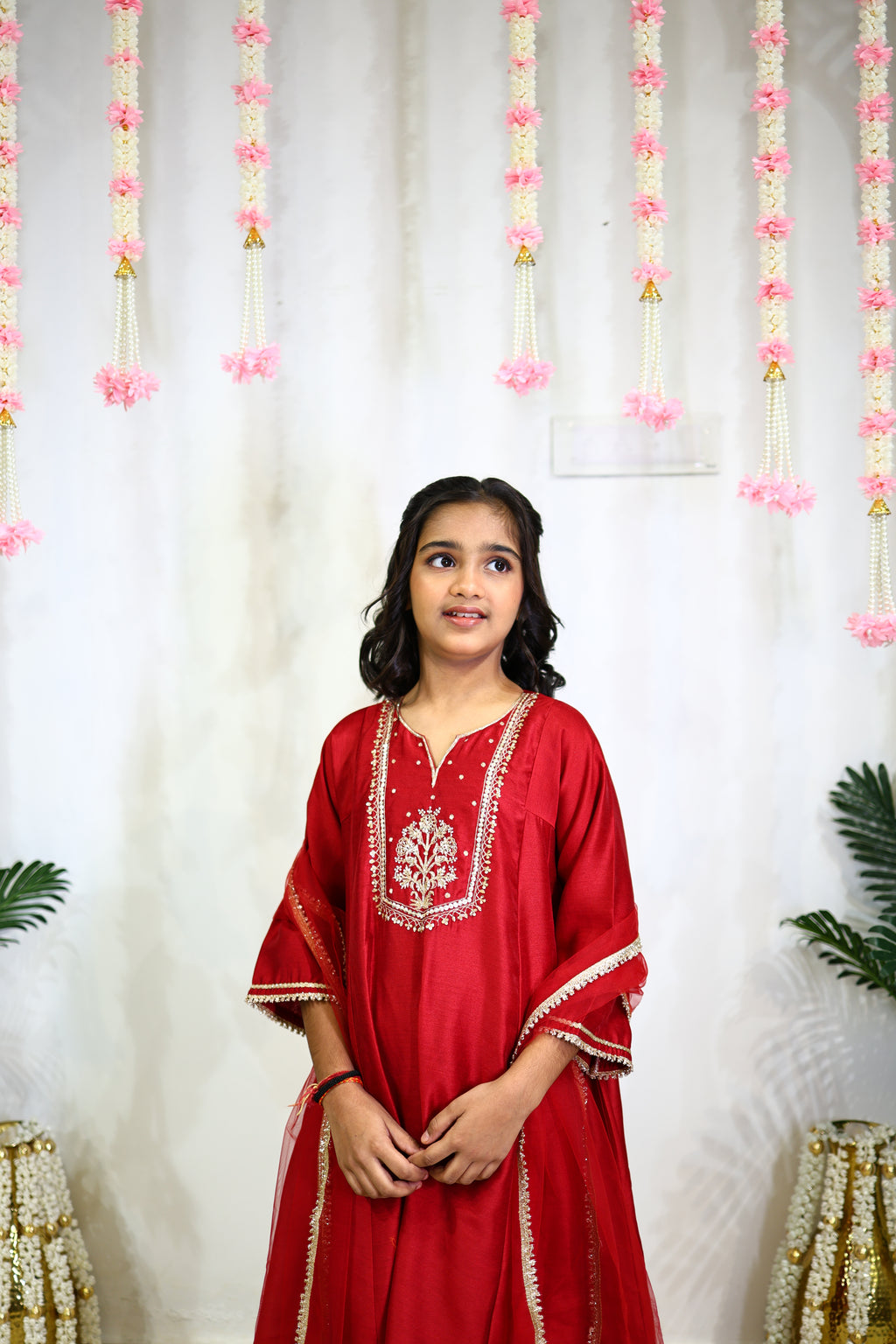 MEERA SUIT SET RED
