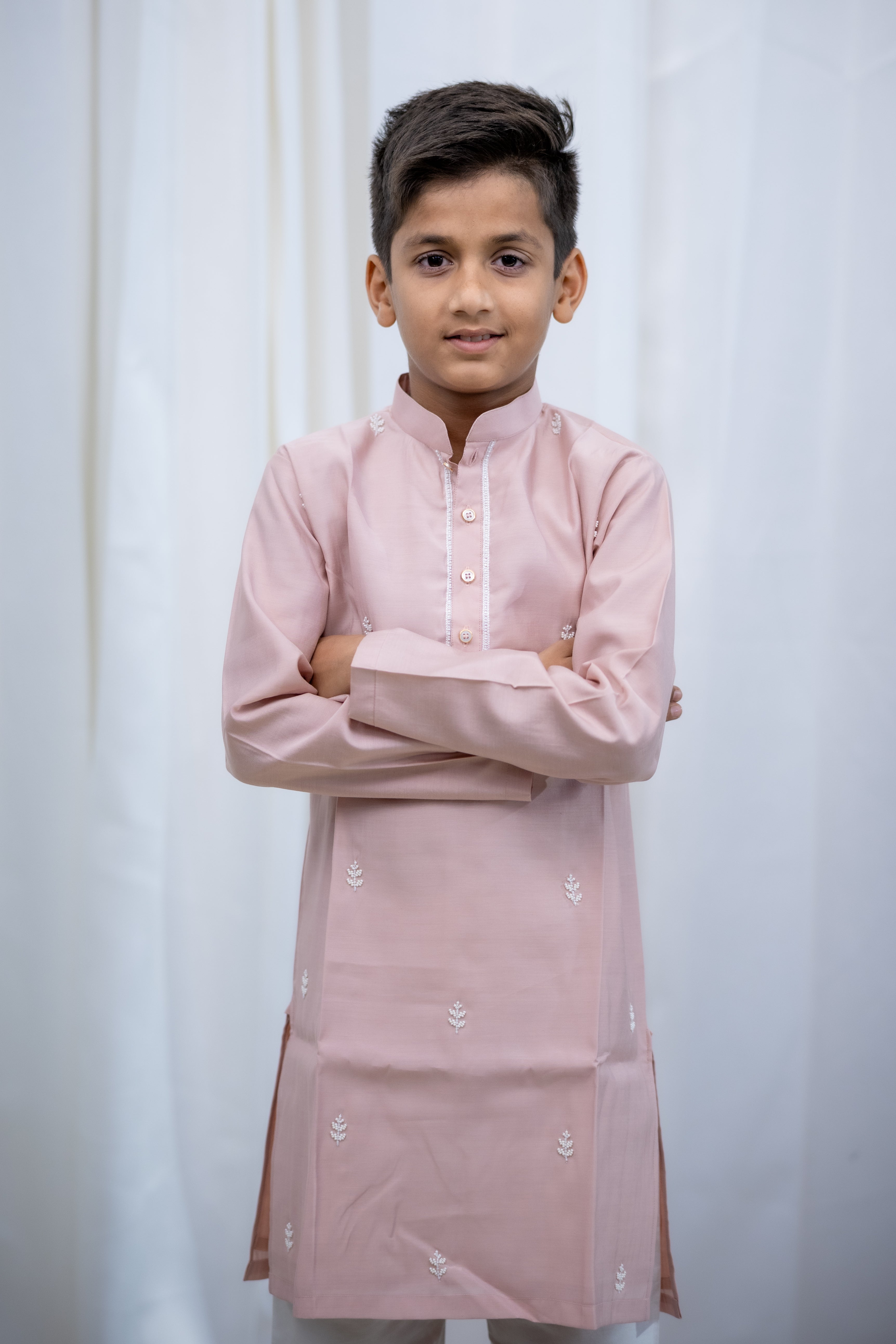 MOTI KURTA SET MINT GREEN