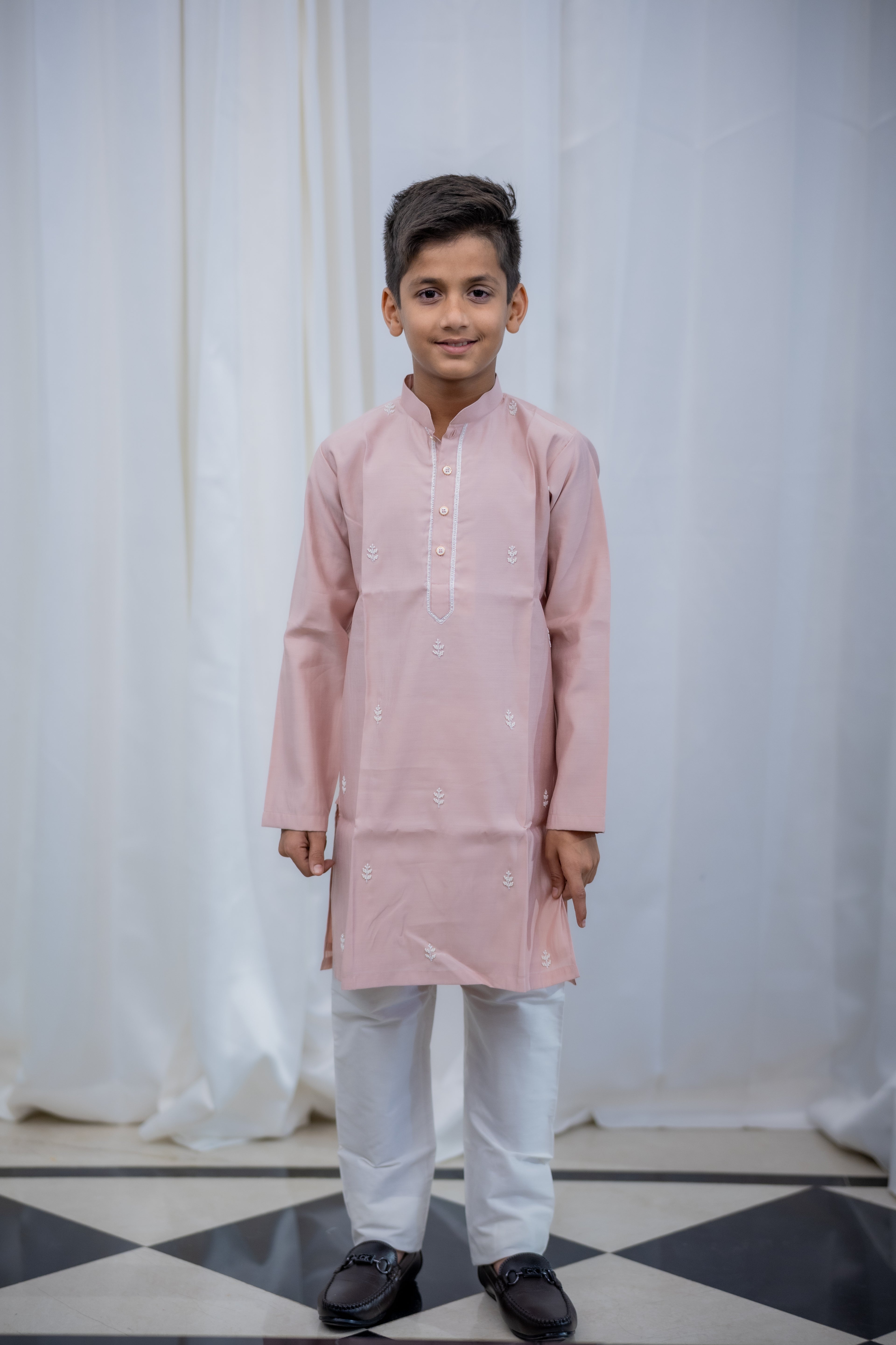 MOTI KURTA SET MINT GREEN