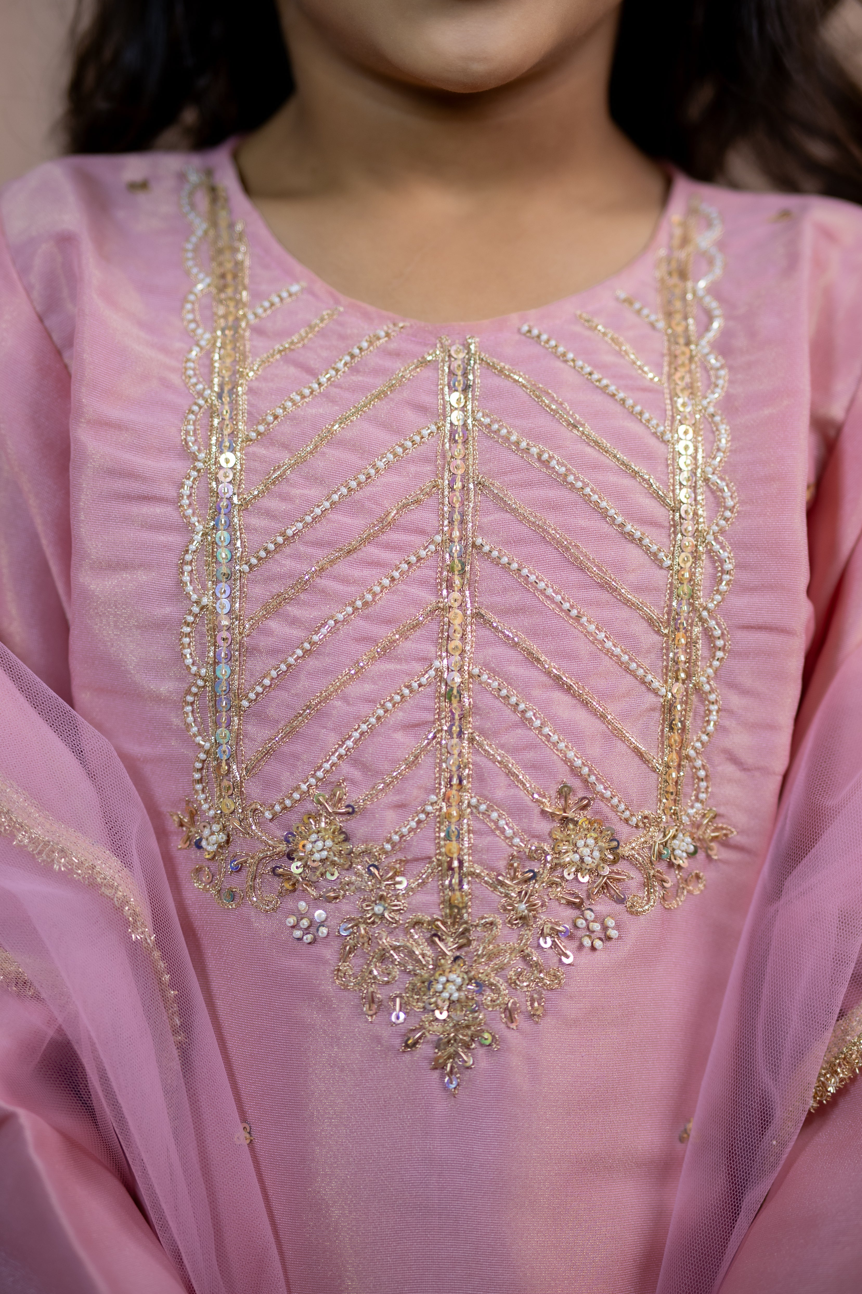 GULZAR SHARARA SET PINK