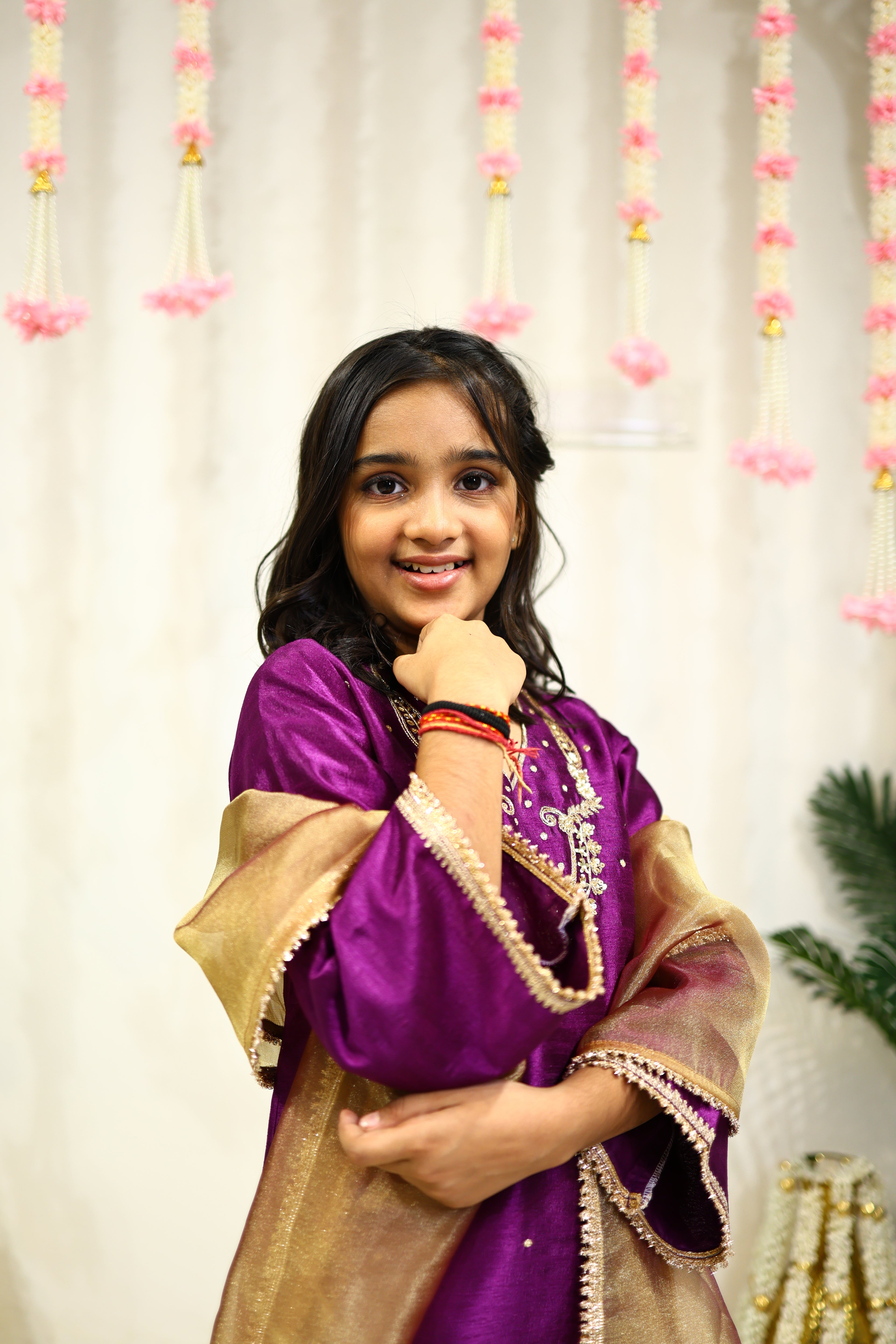 CHANDANI SHARARA SET PURPLE