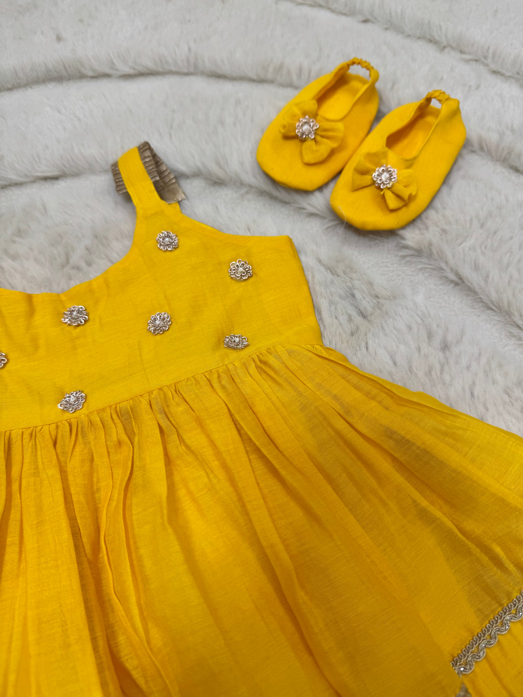 NEW BORN YELLOW FROCK