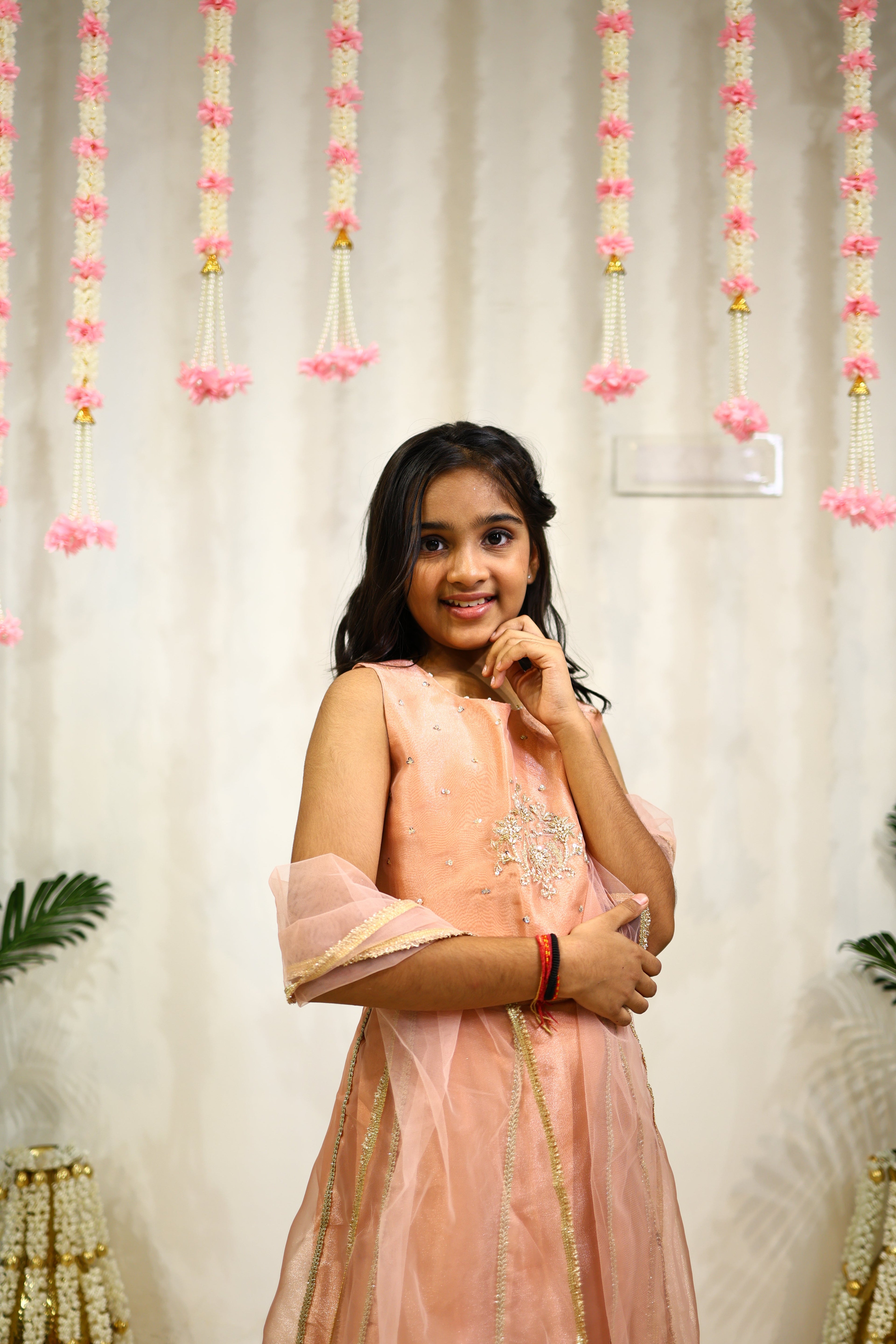 NOOR LEHENGA SET PEACH