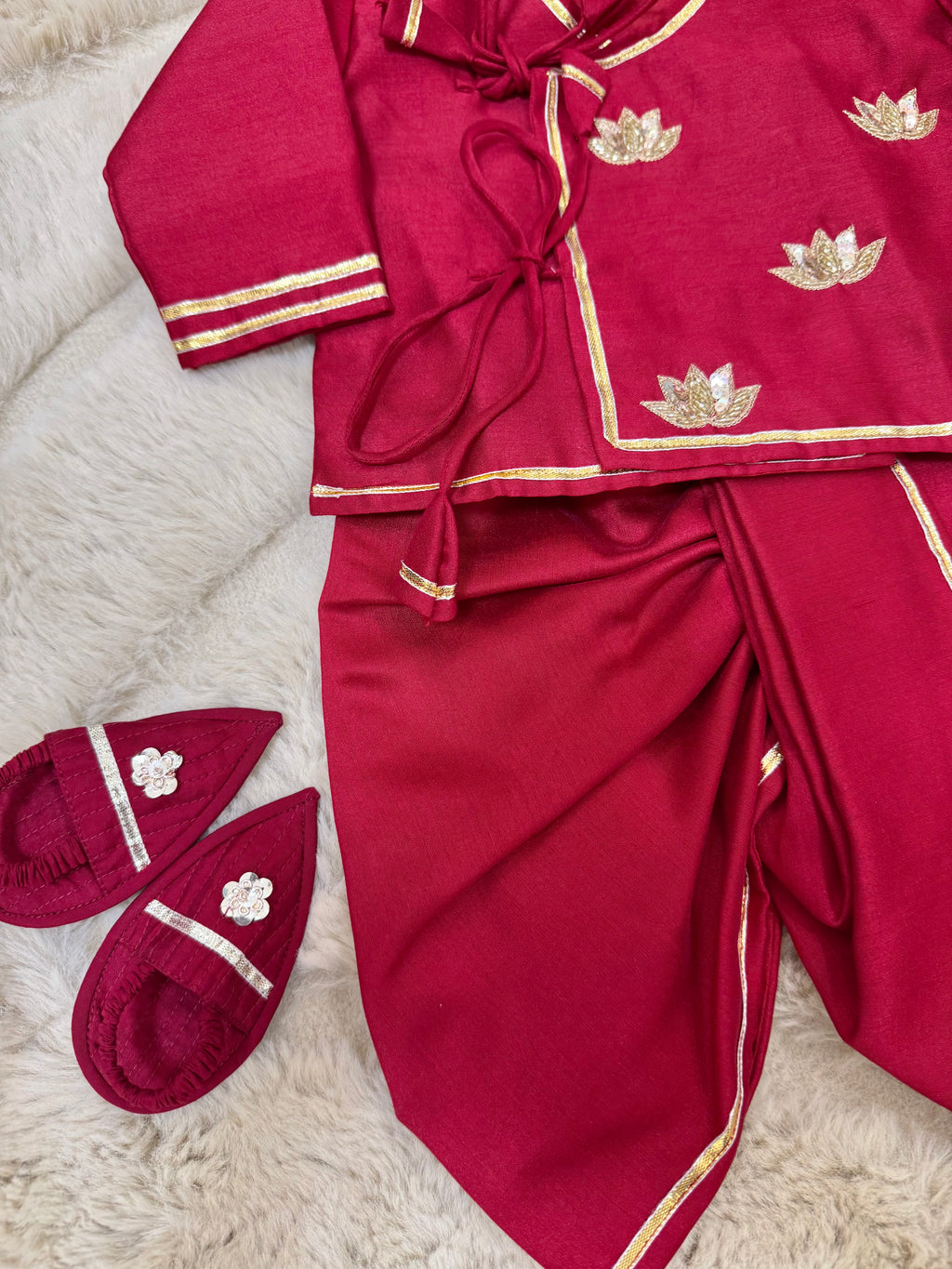 NEW BORN KAMAL DHOTI KURTA SET