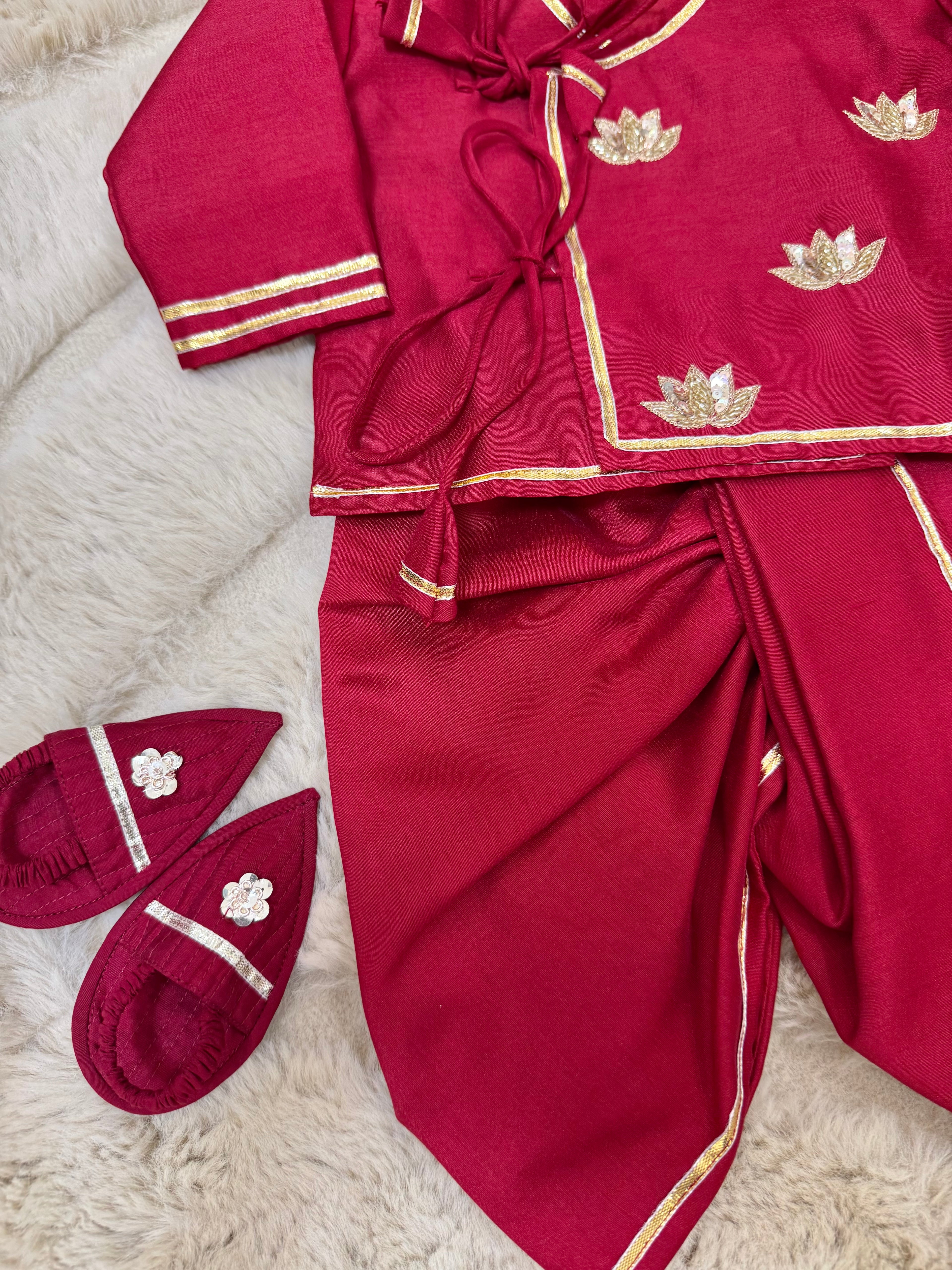NEW BORN KAMAL DHOTI KURTA SET