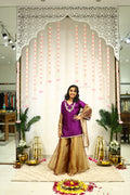 CHANDANI SHARARA SET PURPLE