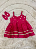 NEW BORN RED FROCK