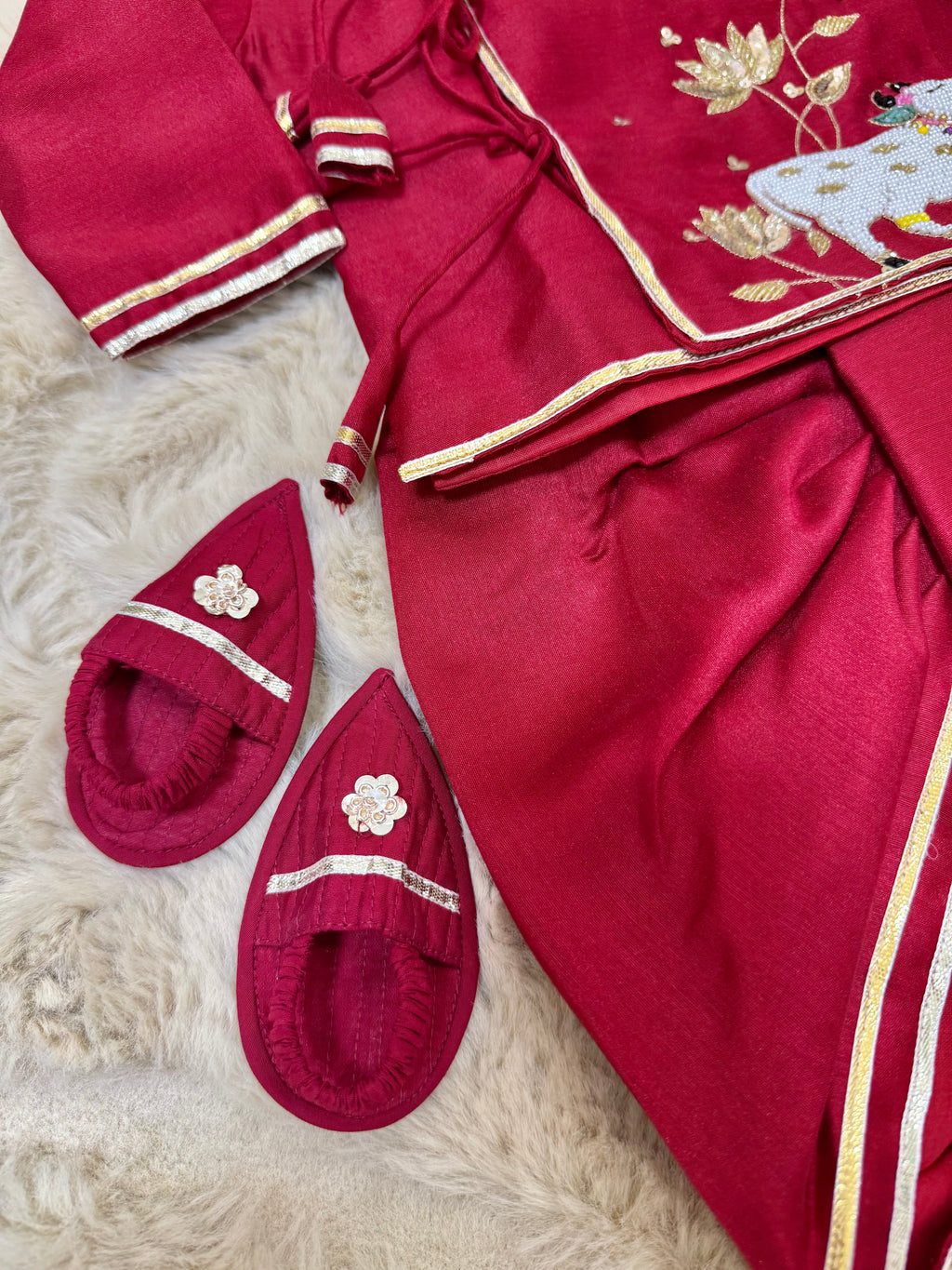 INFANT KAMDHENU DHOTI KURTA SET