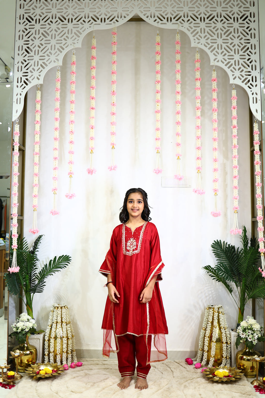 MEERA SUIT SET RED