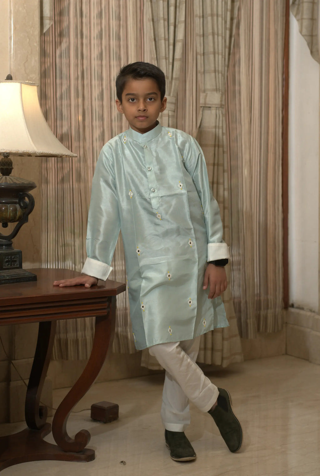 AAVRI  BLUE KURTA SET BLUE