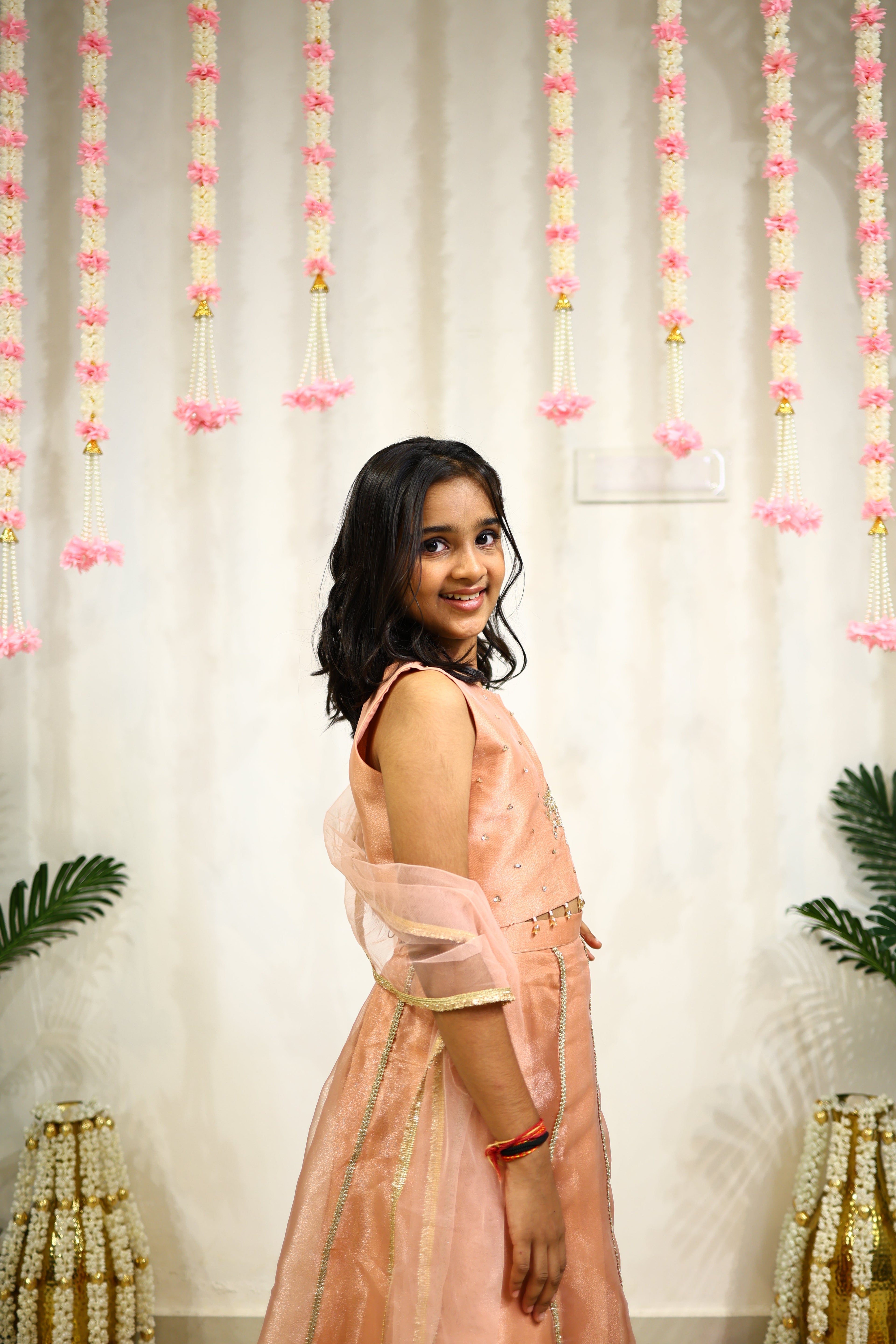 NOOR LEHENGA SET PEACH