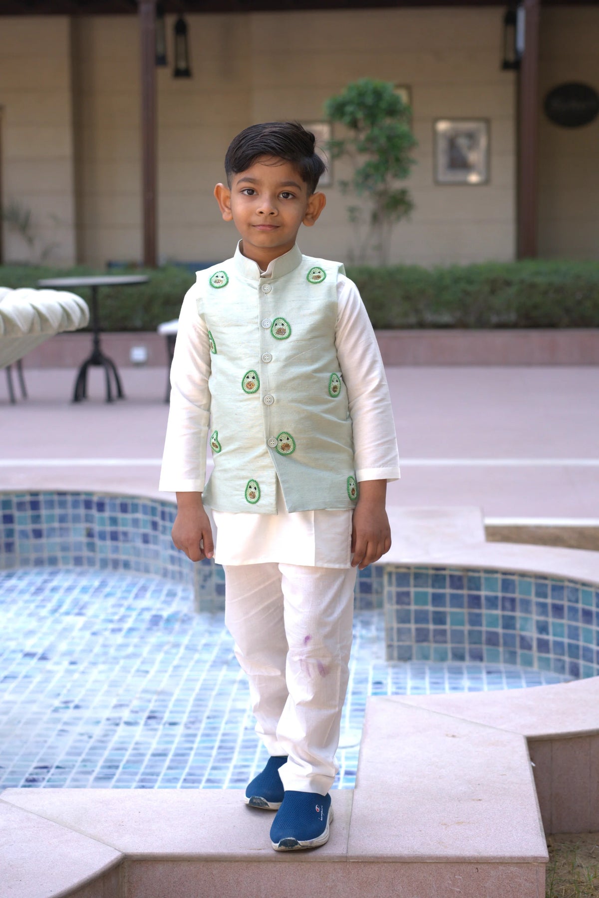 AVOCADO  JACKET SET GREEN
