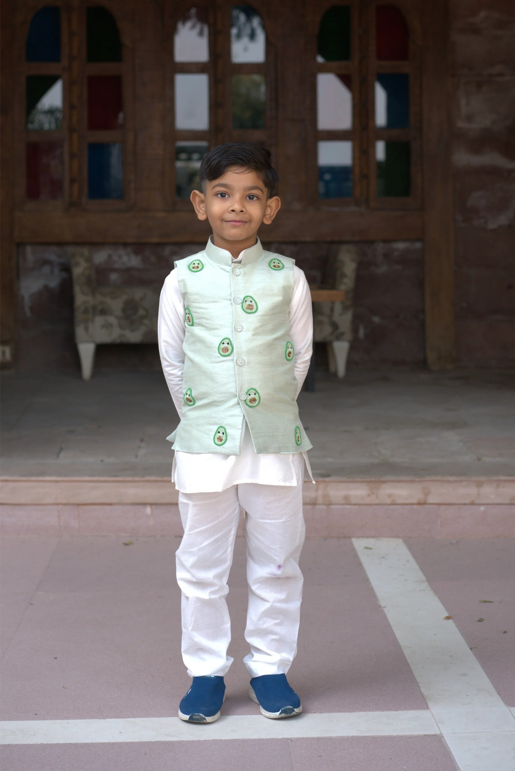 AVOCADO  JACKET SET GREEN