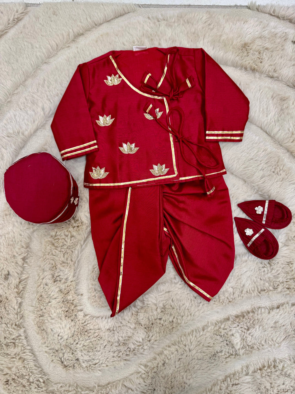 NEW BORN KAMAL DHOTI KURTA SET