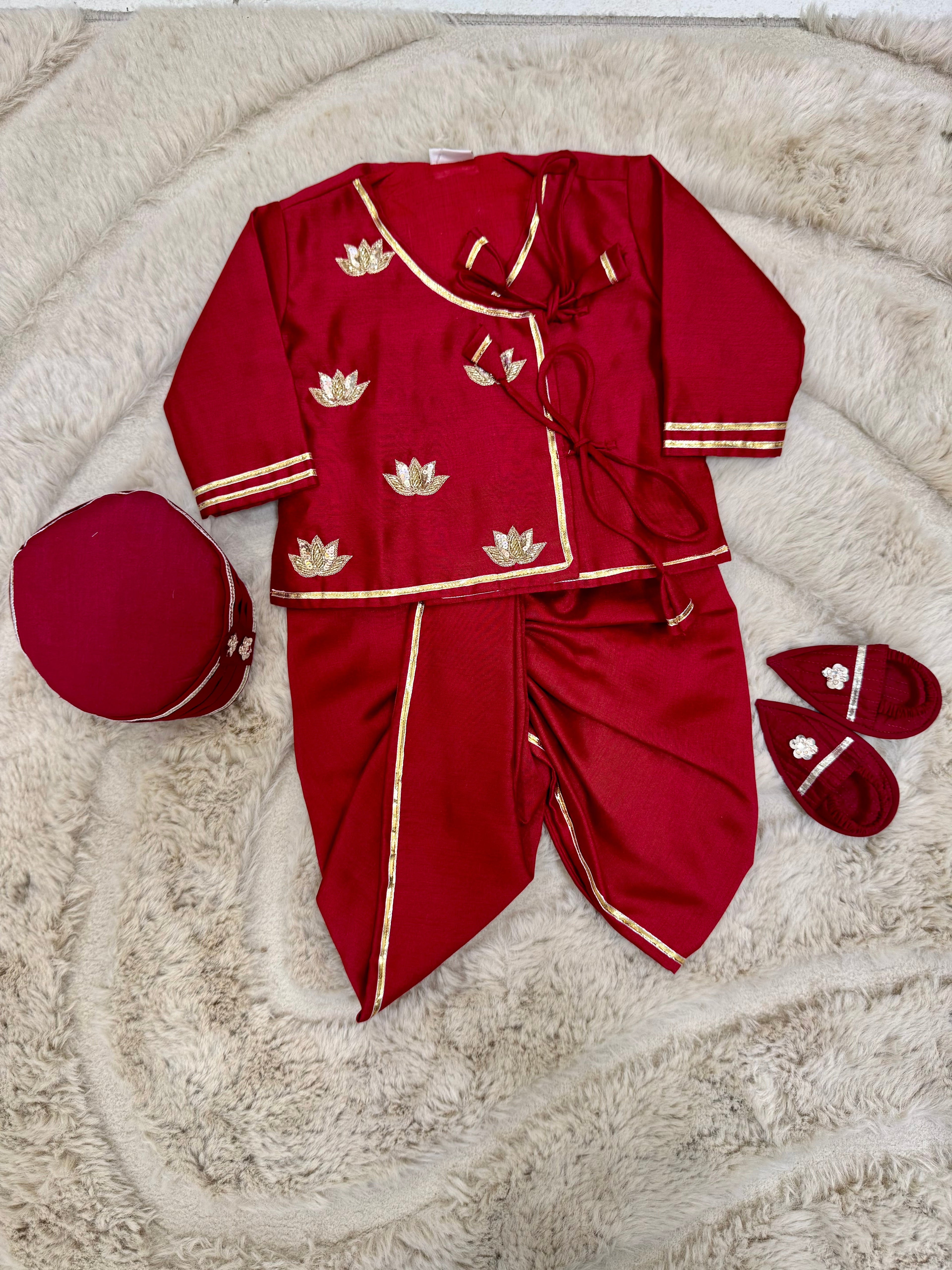 NEW BORN KAMAL DHOTI KURTA SET