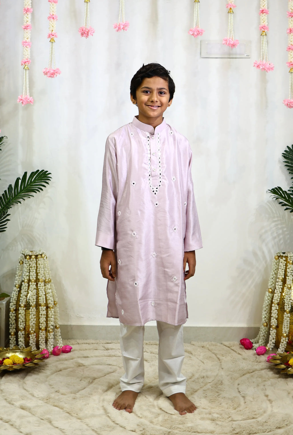 CHAAND KURTA SET LILAC