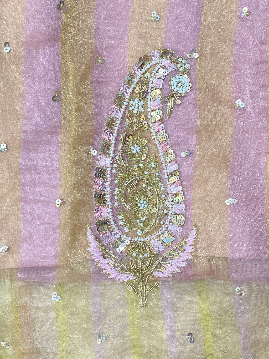 Dusty Pink Gold Indo-Western Set