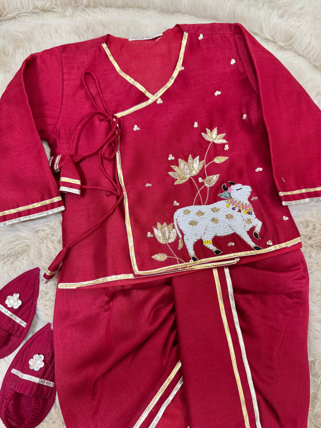 INFANT KAMDHENU DHOTI KURTA SET