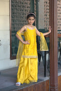 GULABO ORGANZA DRESS YELLOW