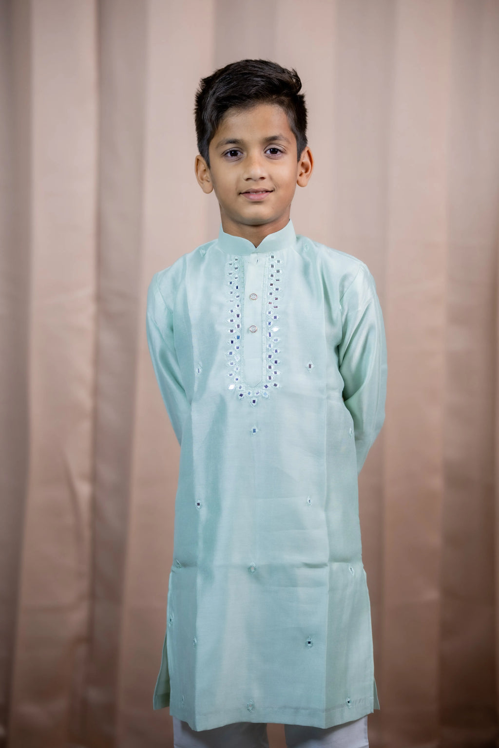 GULNOOR  KURTA SET AQUA BLUE