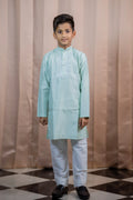 GULNOOR  KURTA SET AQUA BLUE