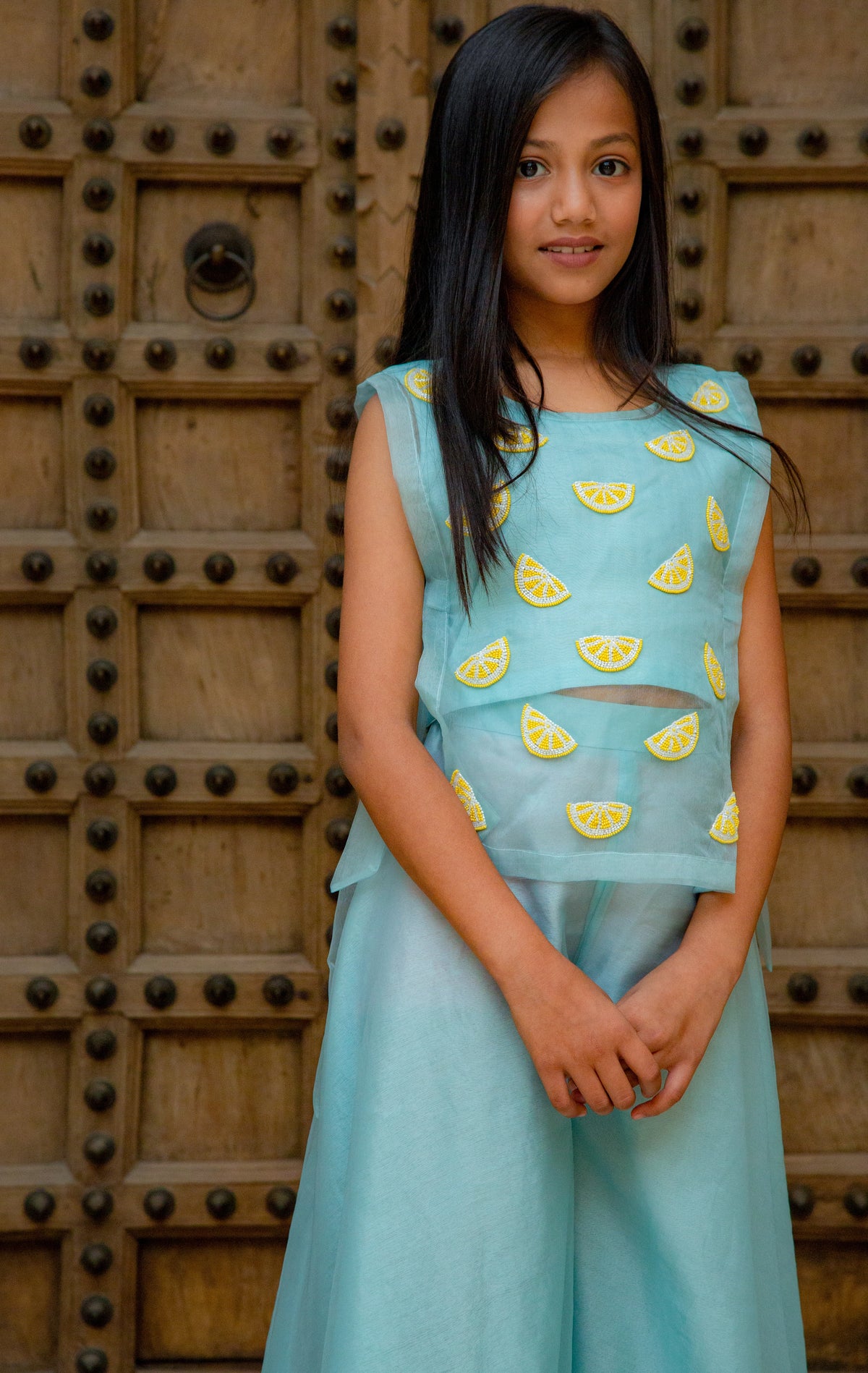 Lemon Blue Tie-Up