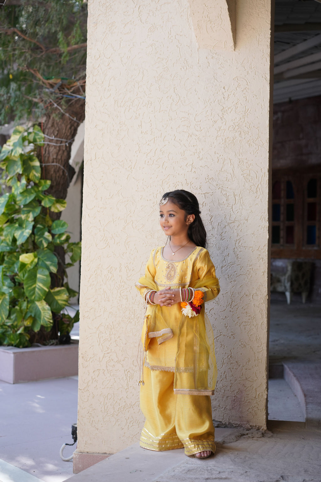 KAIRI PUNJABI DRESS YELLOW