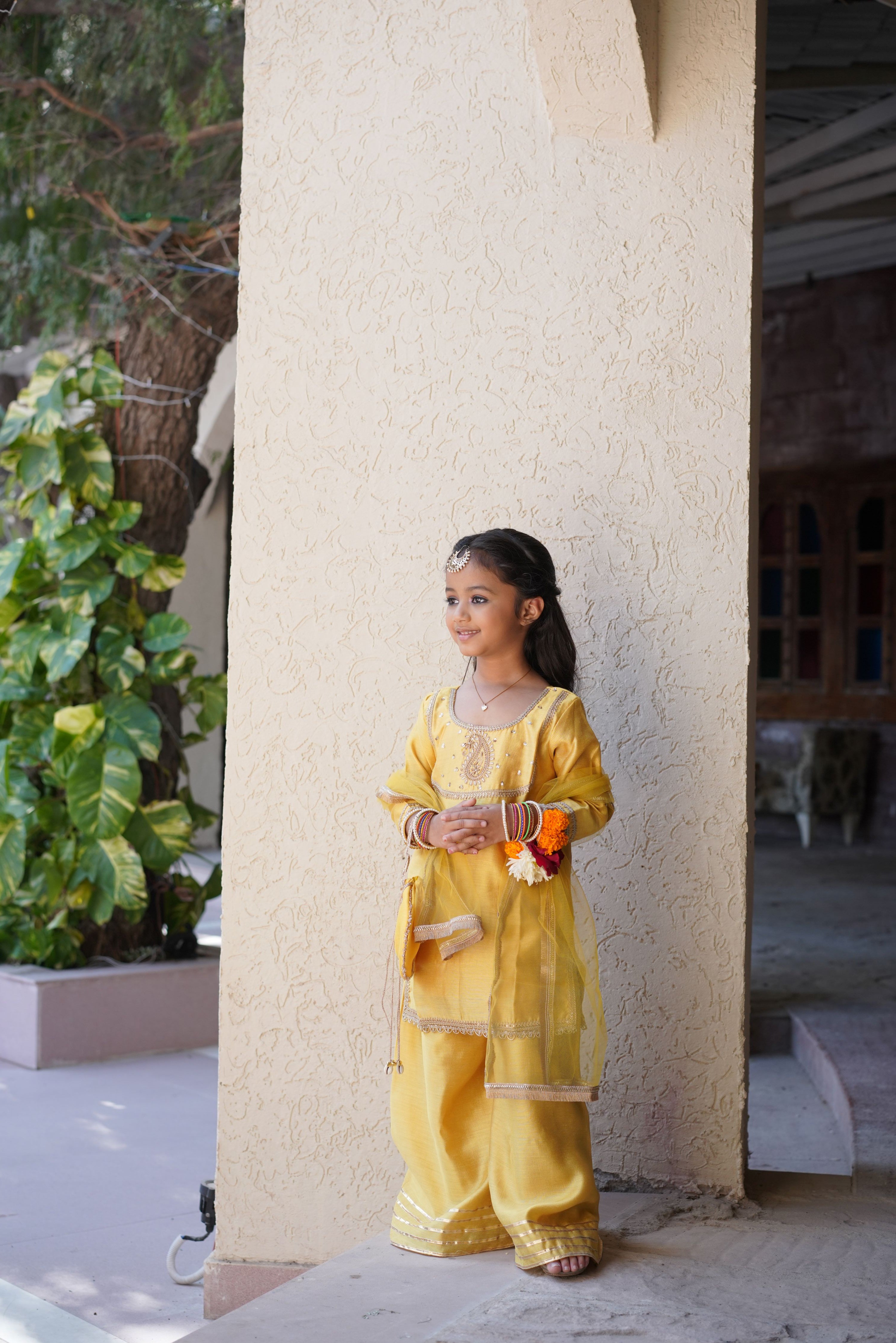 KAIRI PUNJABI DRESS YELLOW