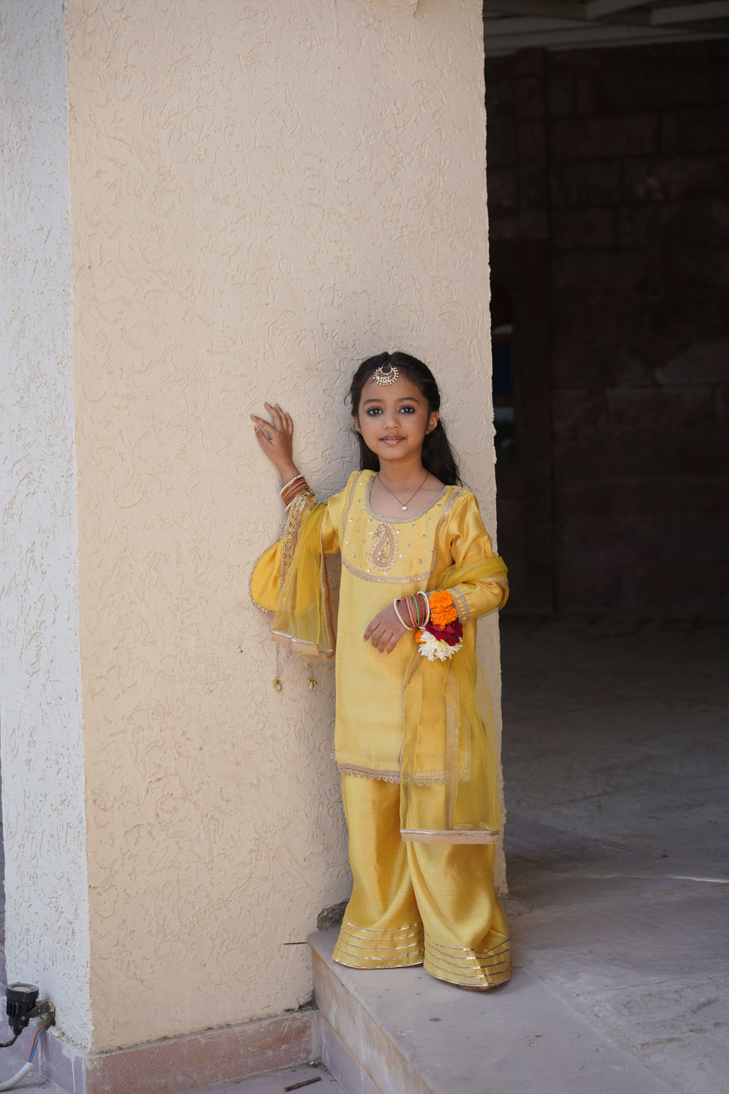 KAIRI PUNJABI DRESS YELLOW
