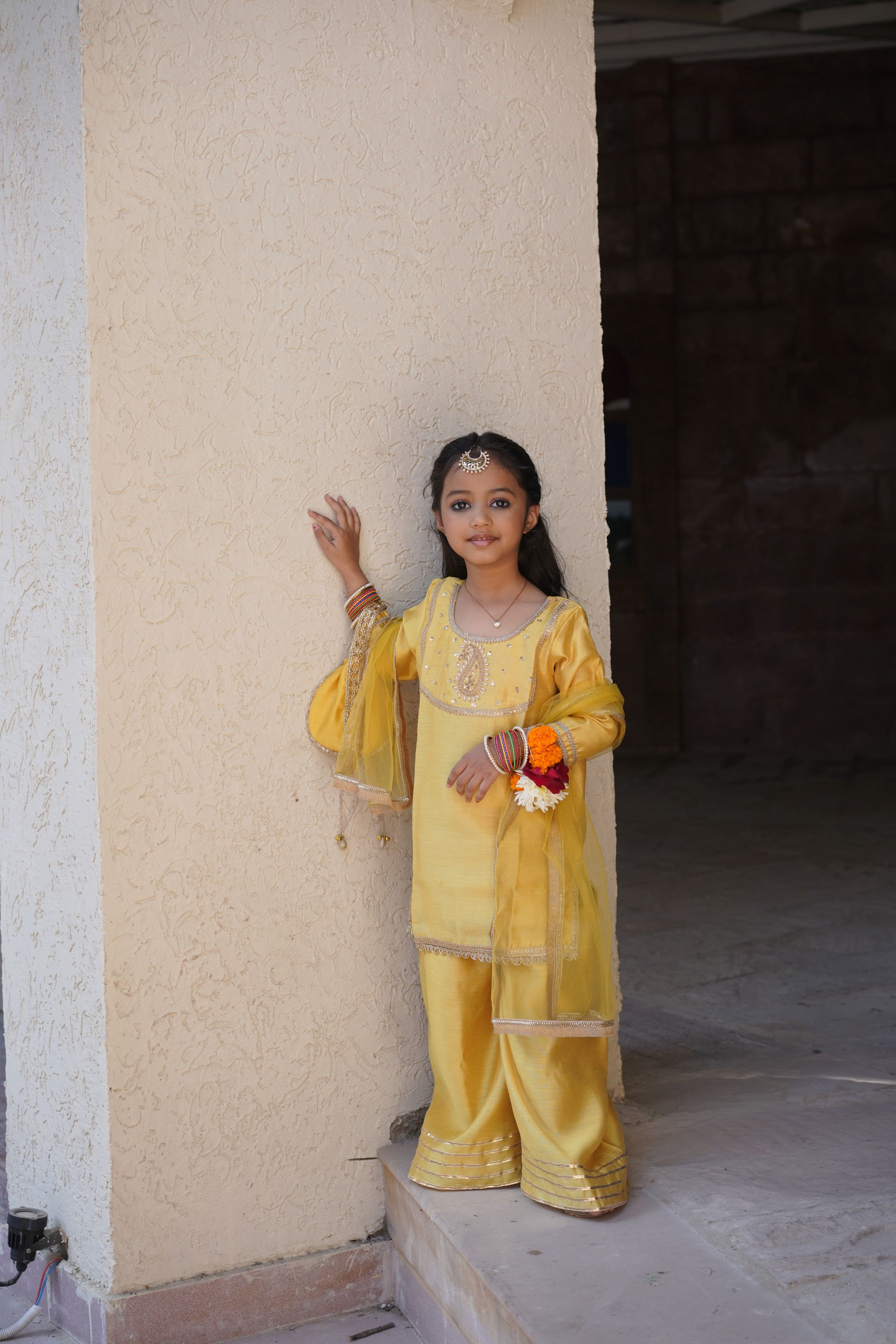 KAIRI PUNJABI DRESS YELLOW
