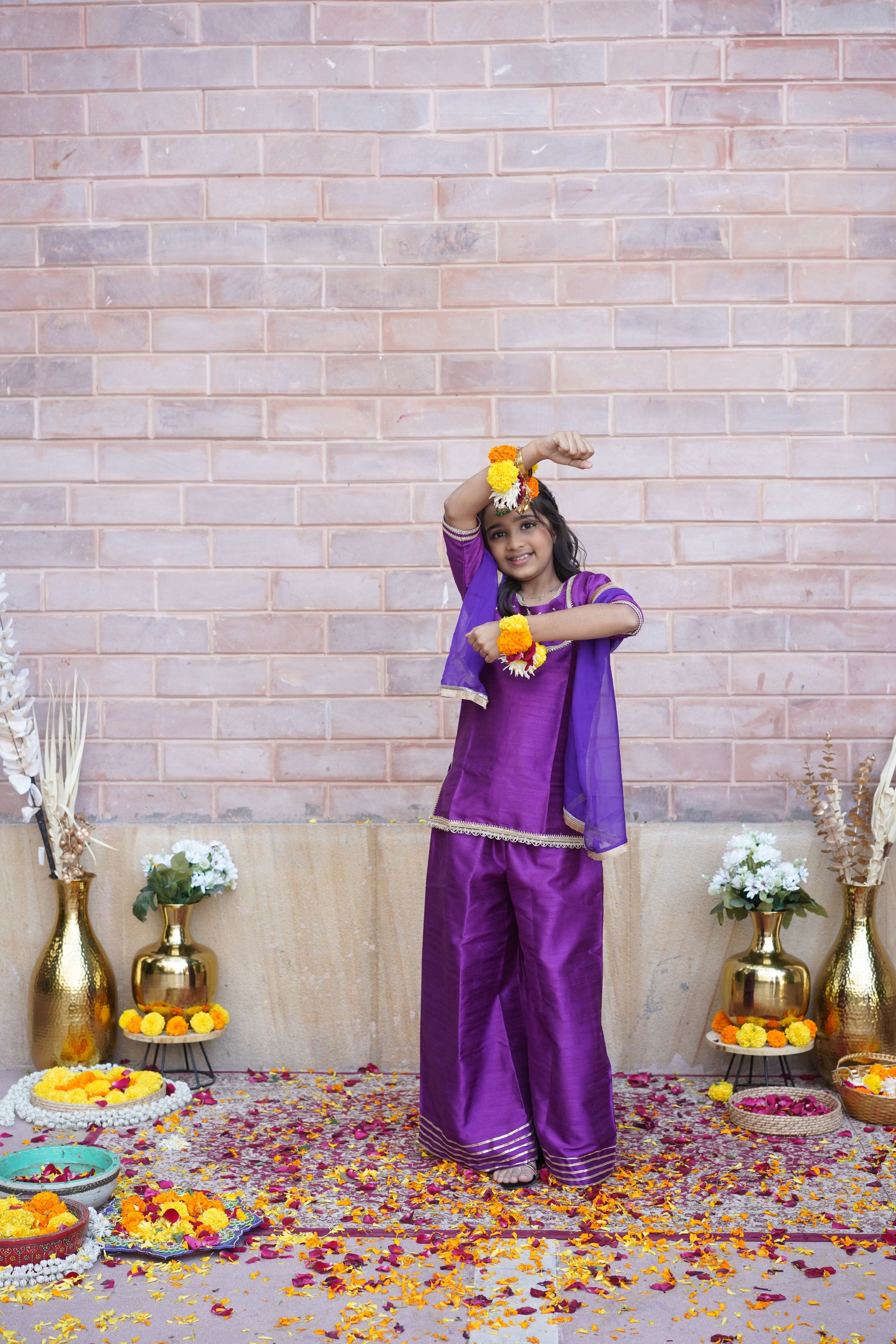 MAYUR PUNJABI DRESS PURPLE
