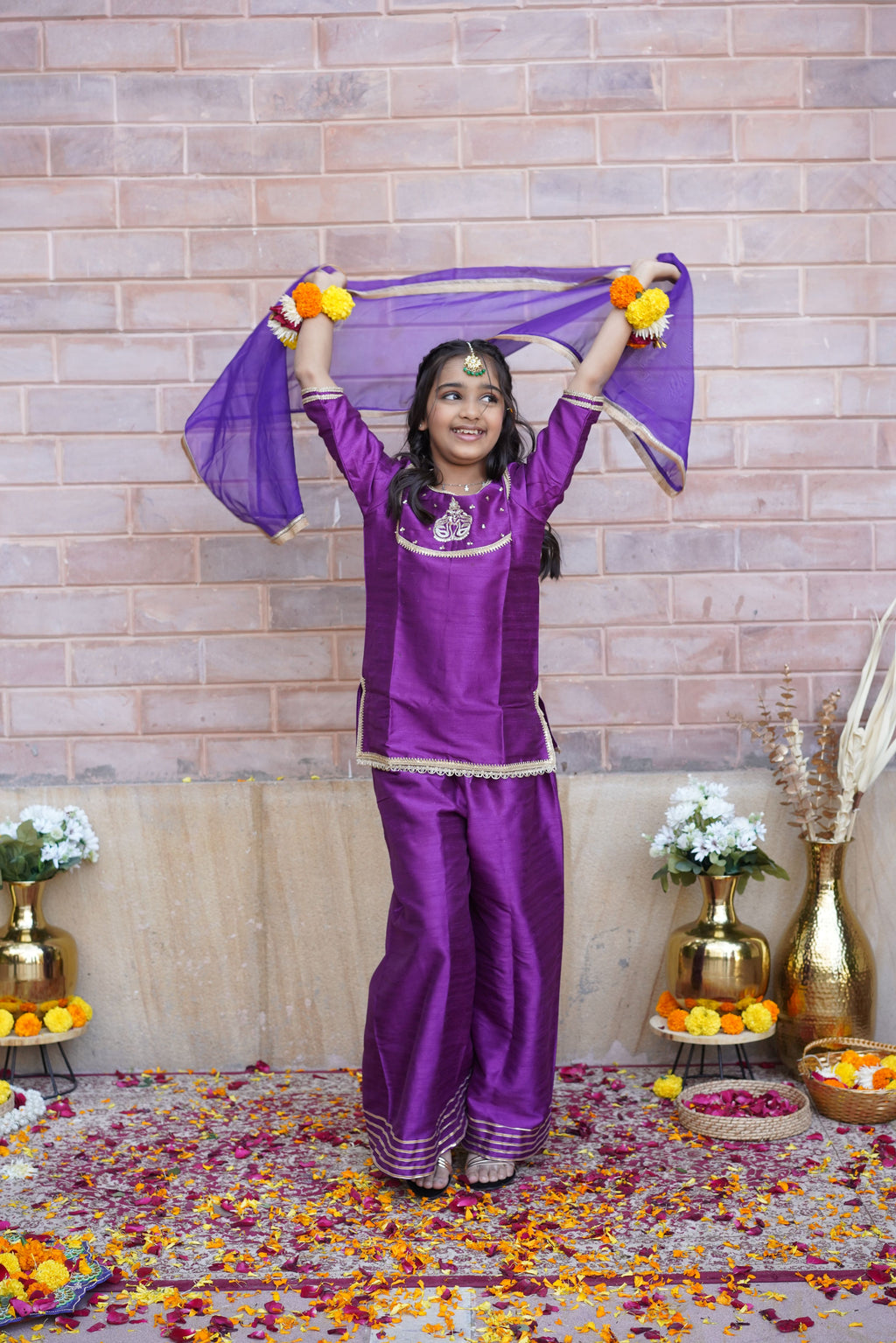 MAYUR PUNJABI DRESS PURPLE