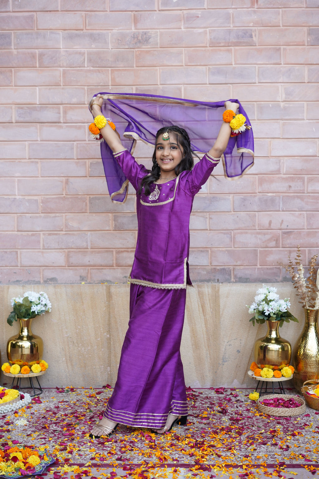 MAYUR PUNJABI DRESS PURPLE