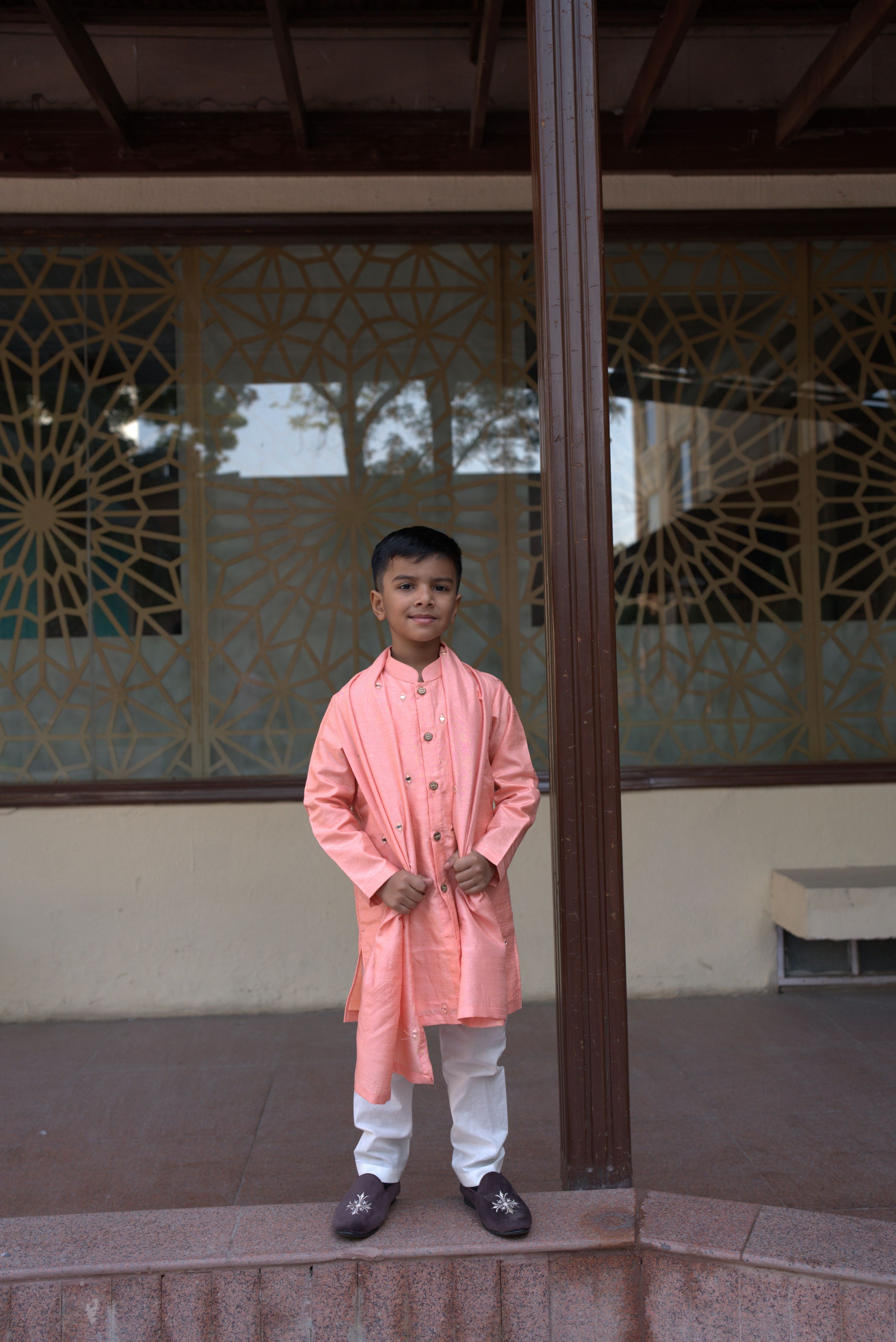 TARANG FRONTOPEN KURTA SET RUST