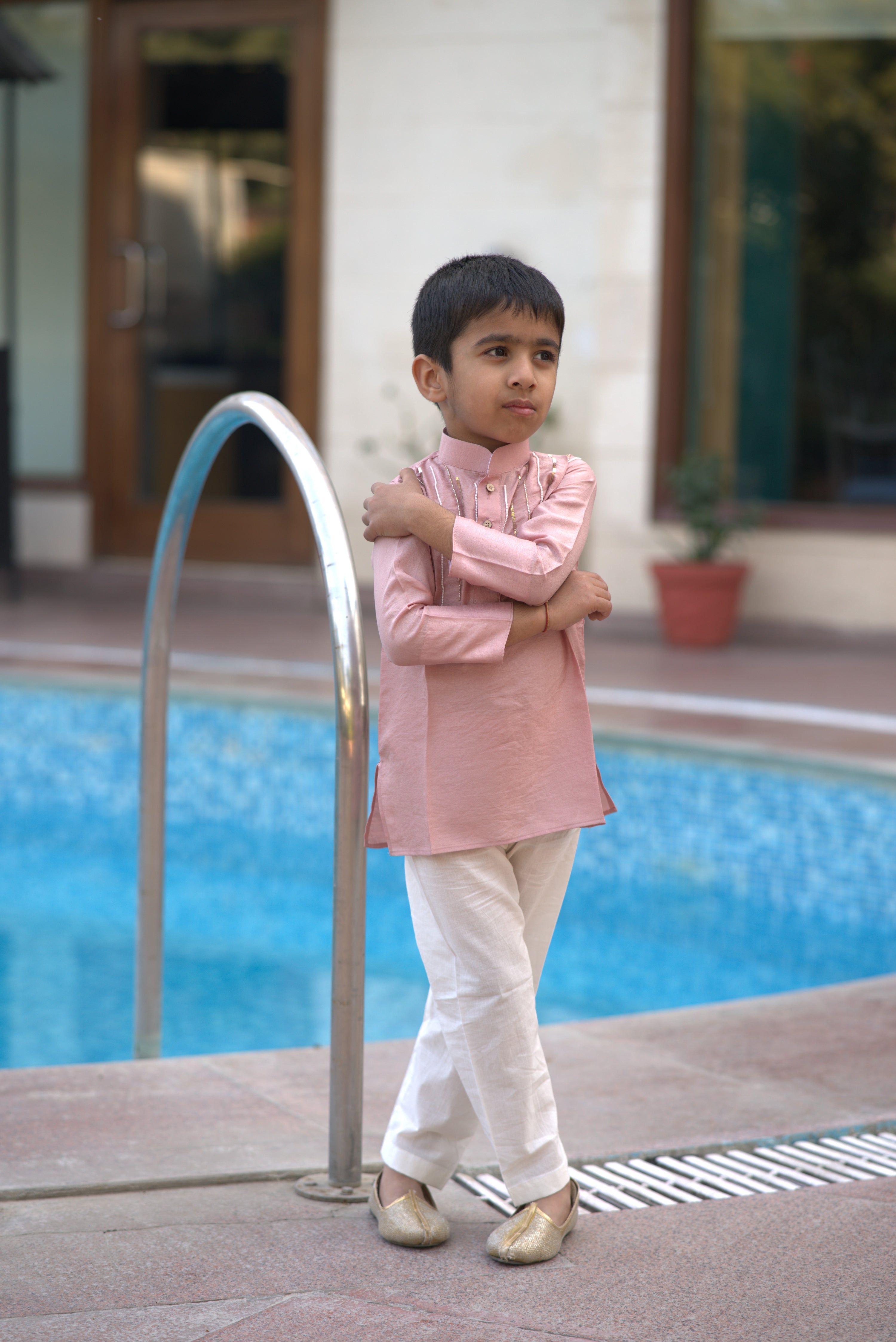 PRASANG  PINK KURTA SET PINK