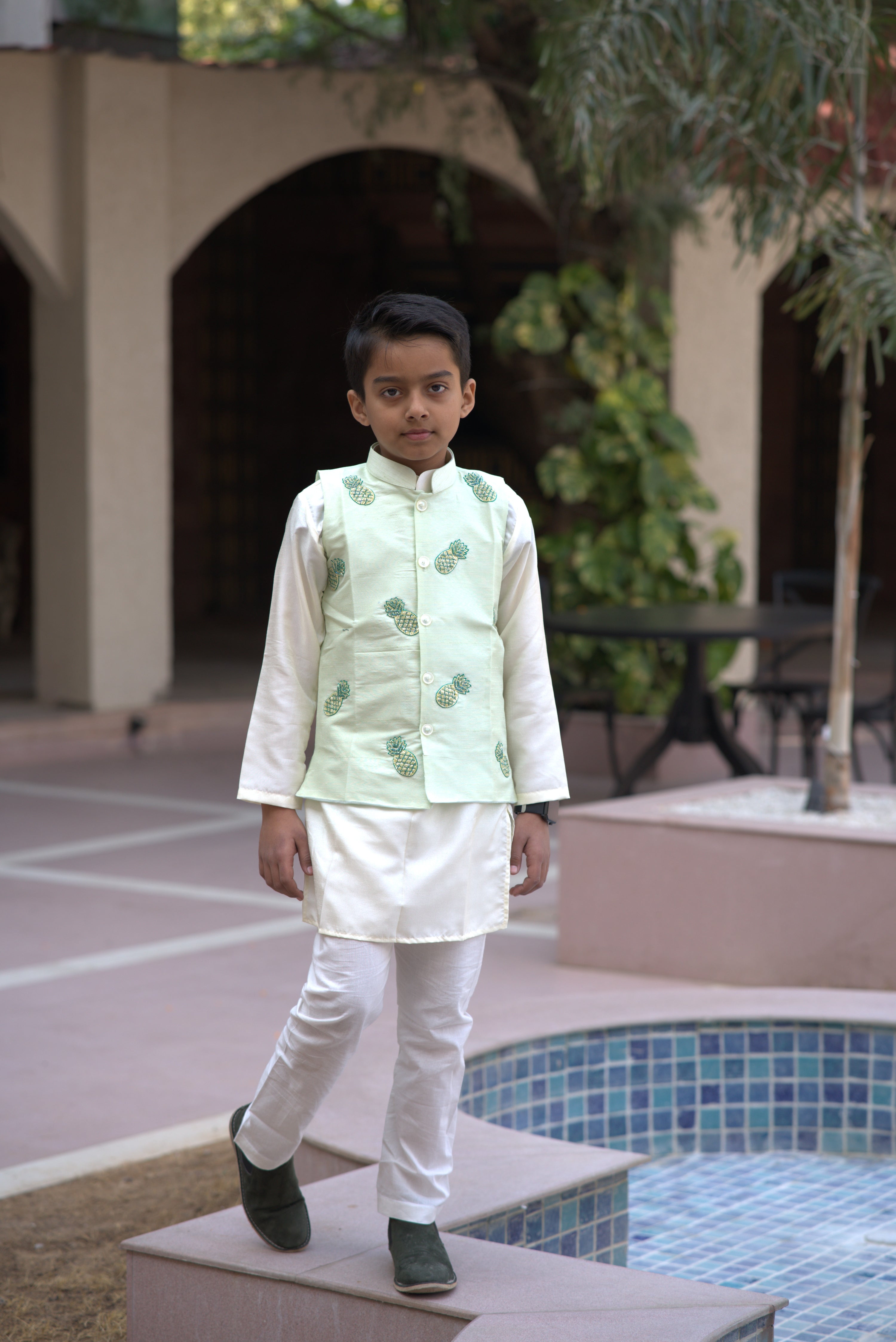 PINEAPPLE TESLA JACKET SET GREEN