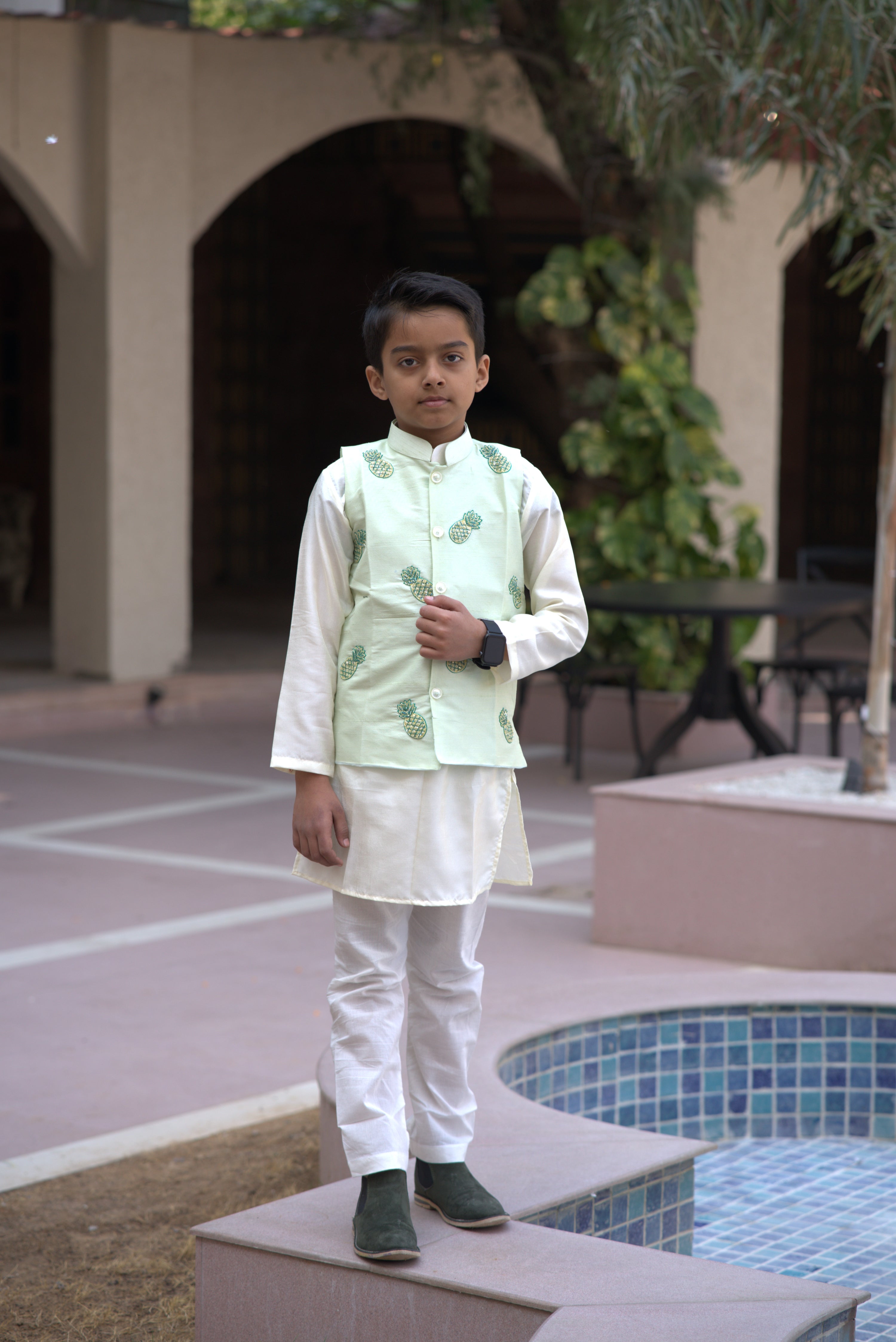 PINEAPPLE TESLA JACKET SET GREEN