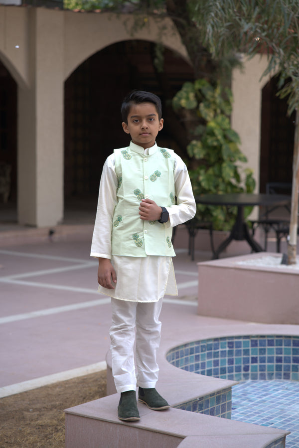 PINEAPPLE TESLA JACKET SET GREEN