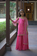 GULABOO ORGANZA DRESS PINK