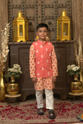 LINEN JACKET SET RUST