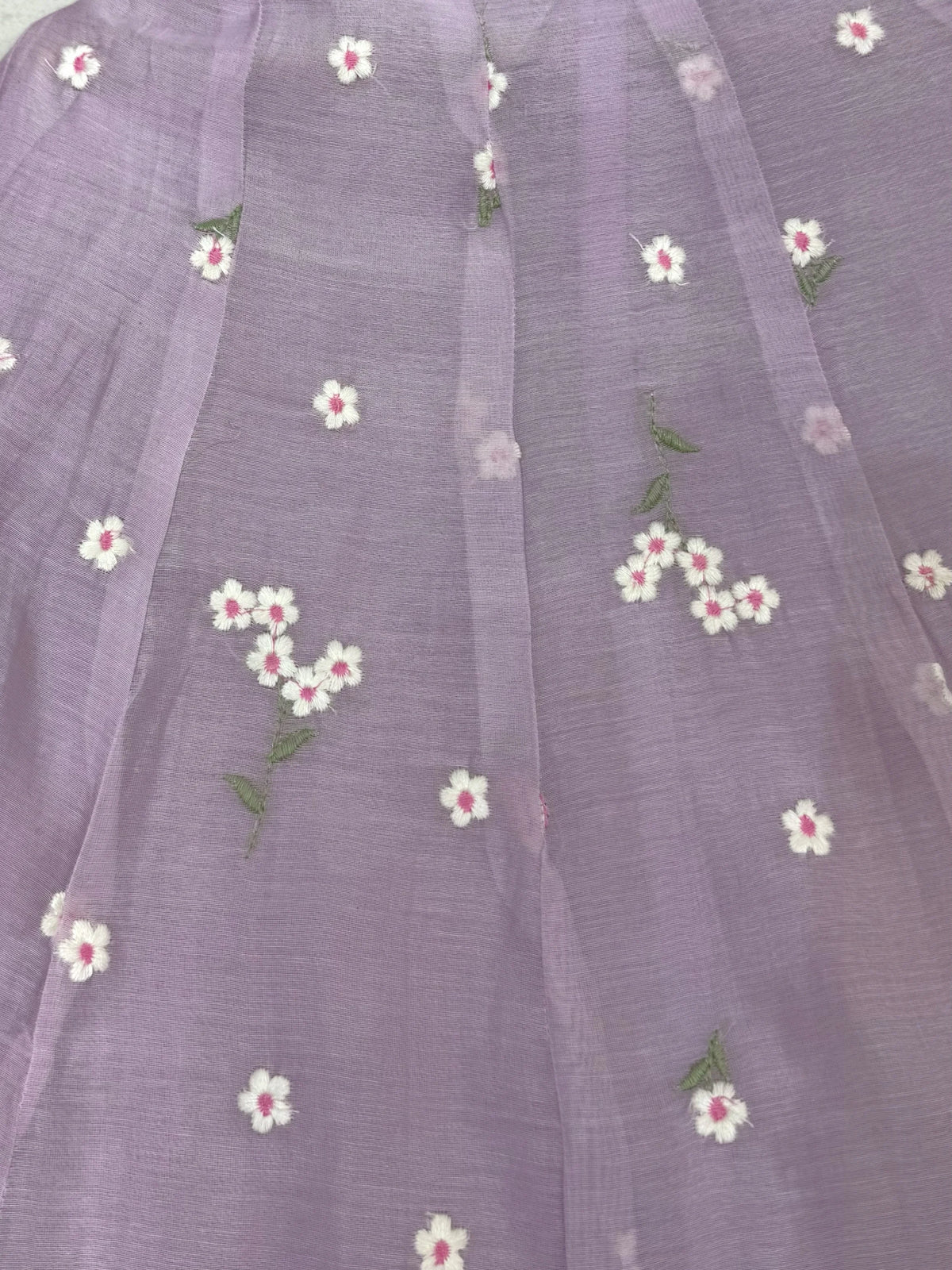 Lavender Floral Lehenga Set