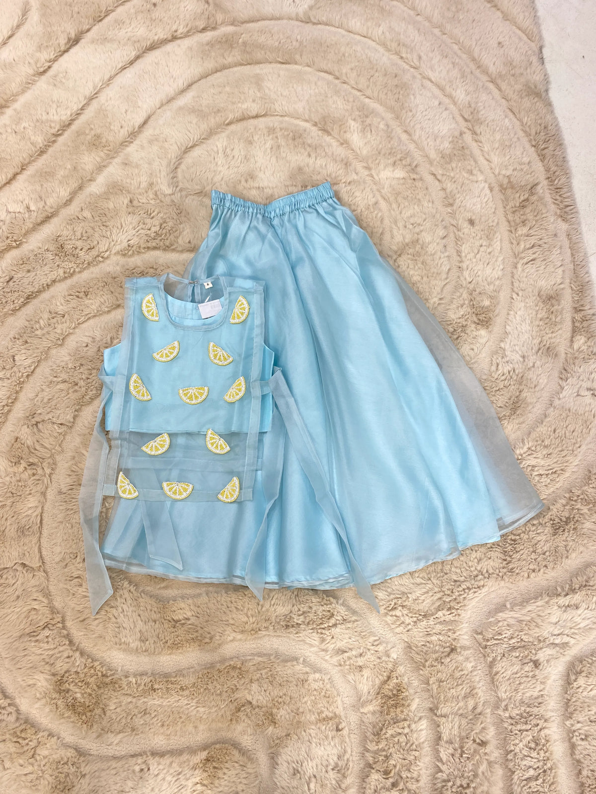 Lemon Blue Tie-Up