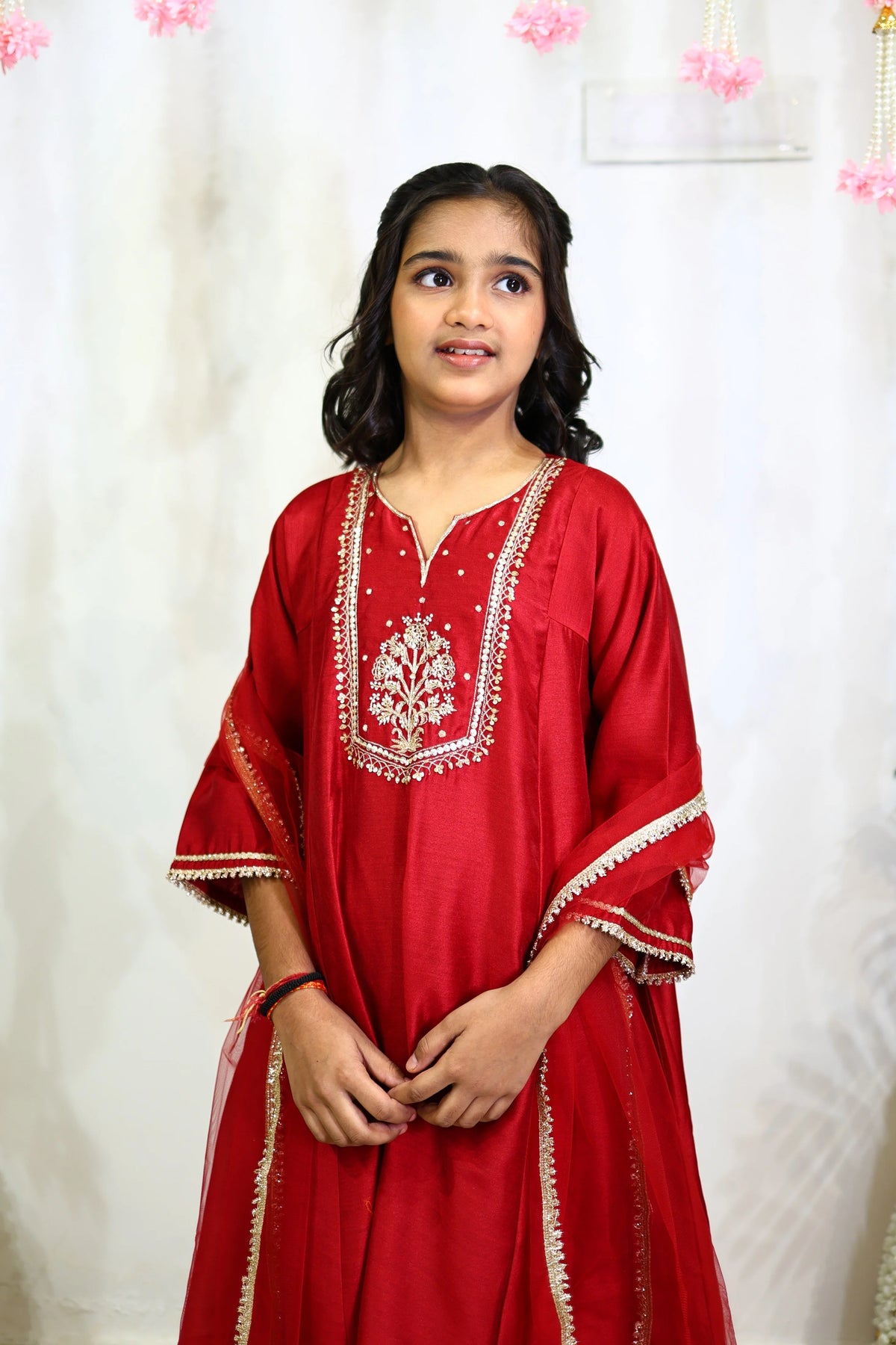 MEERA SUIT SET RED