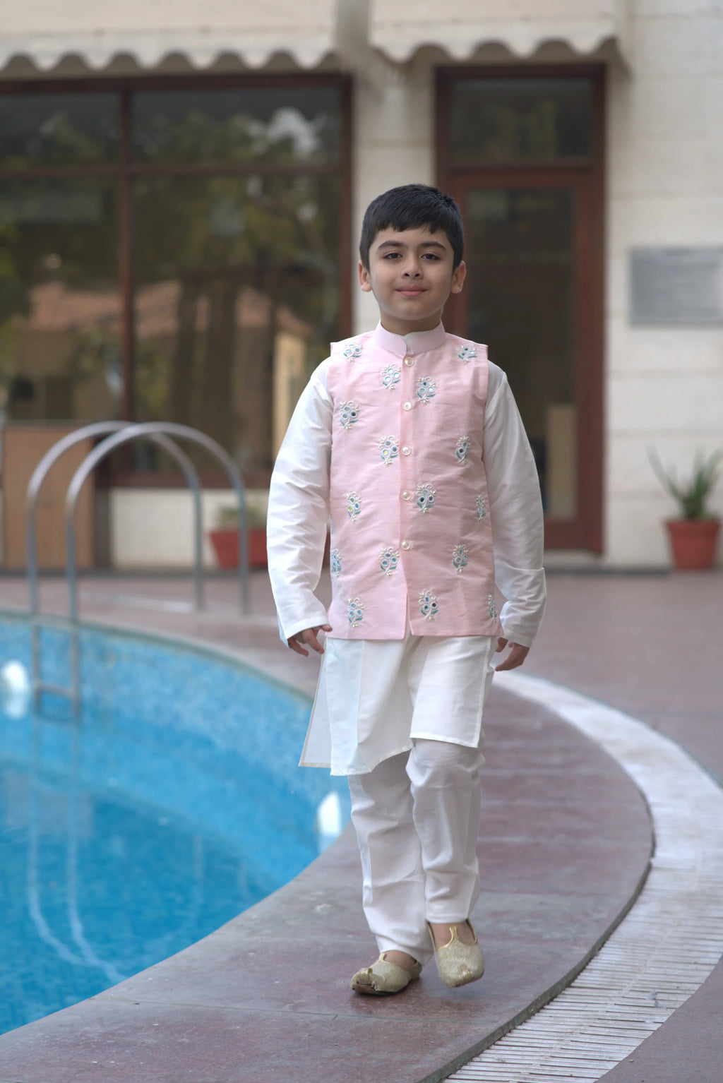 MIRROR  JACKET SET PINK